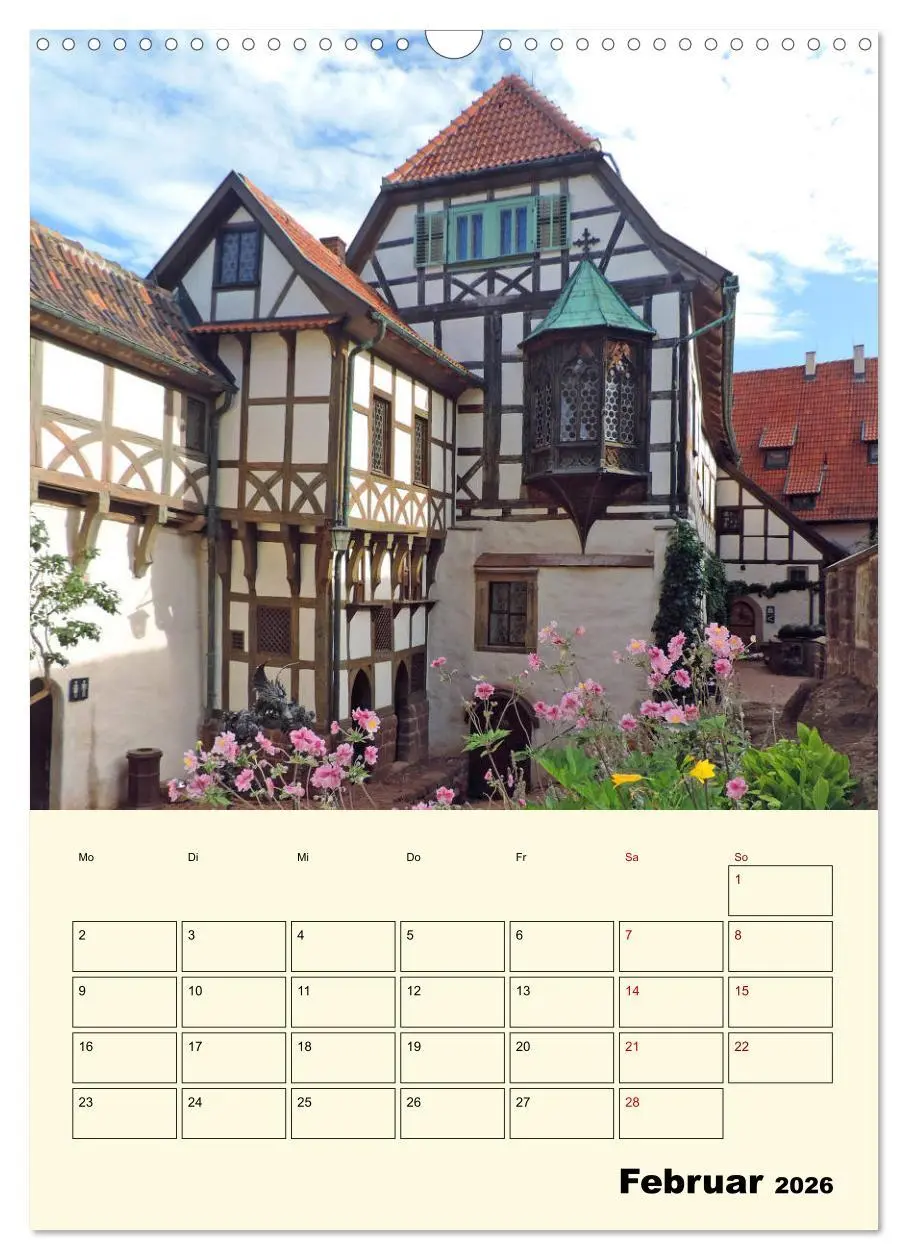 Bild: 9783516408447 | Die Wartburg - Weltkulturerbe in Thüringen (Wandkalender 2026 DIN...