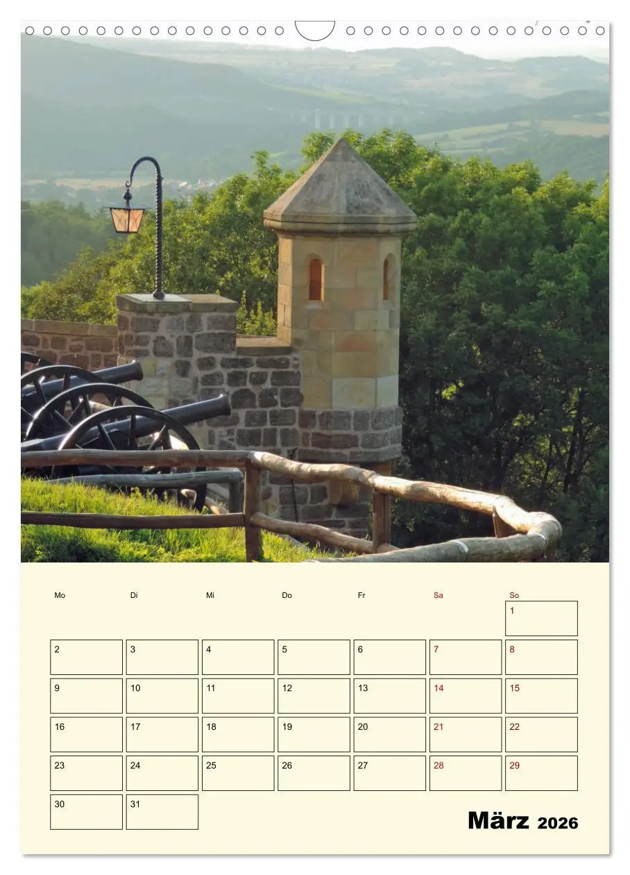 Bild: 9783516408447 | Die Wartburg - Weltkulturerbe in Thüringen (Wandkalender 2026 DIN...