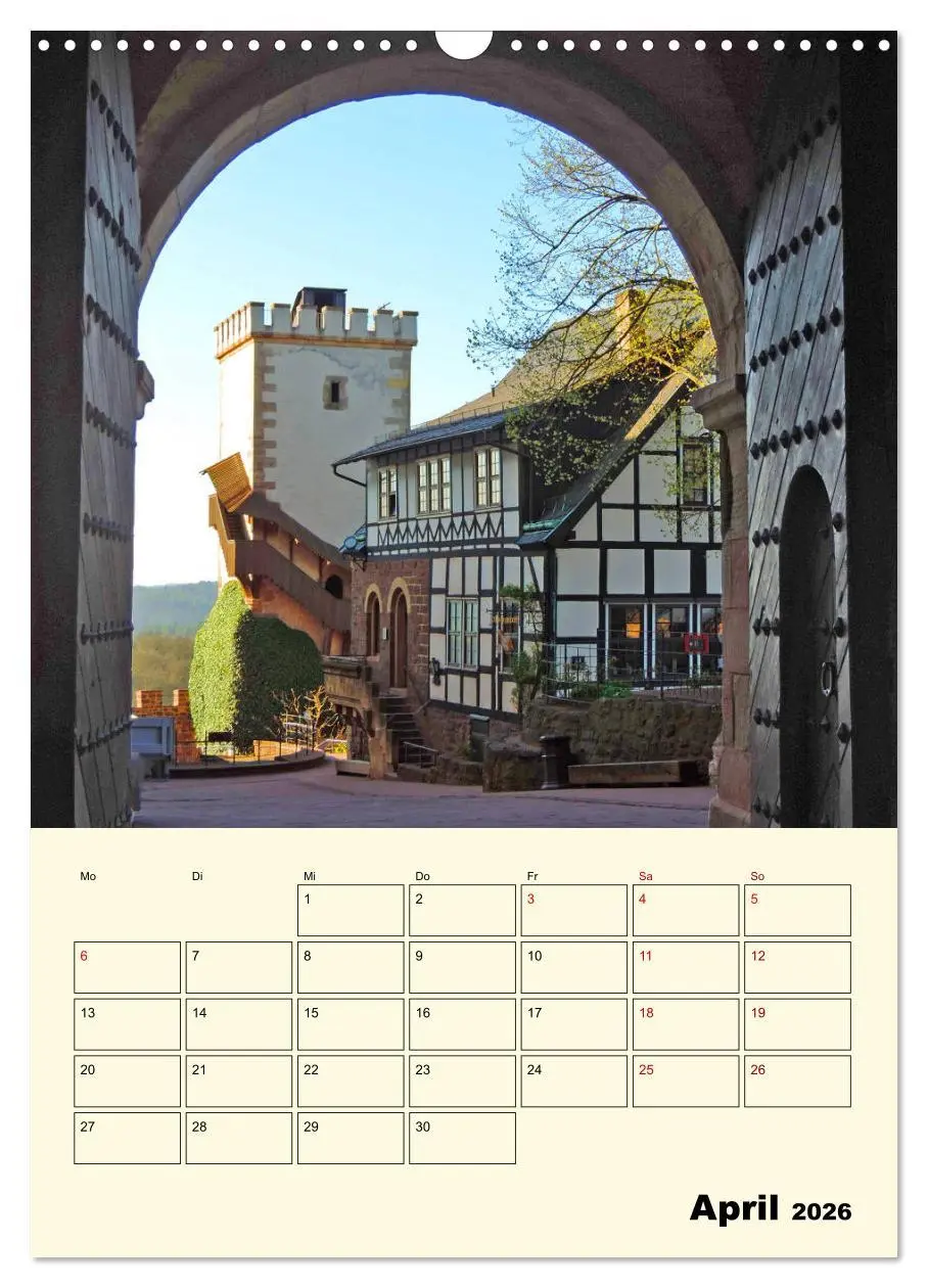 Bild: 9783516408447 | Die Wartburg - Weltkulturerbe in Thüringen (Wandkalender 2026 DIN...