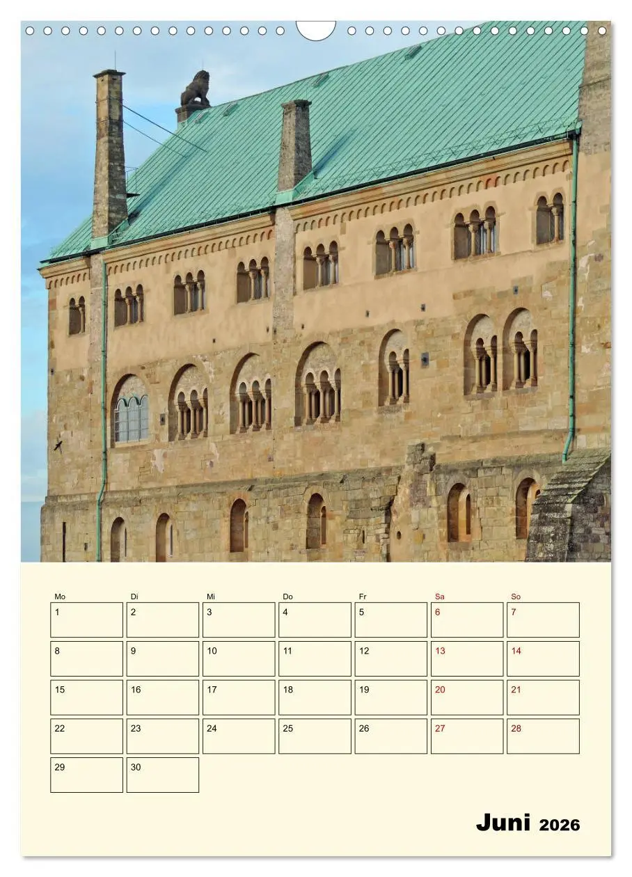 Bild: 9783516408447 | Die Wartburg - Weltkulturerbe in Thüringen (Wandkalender 2026 DIN...