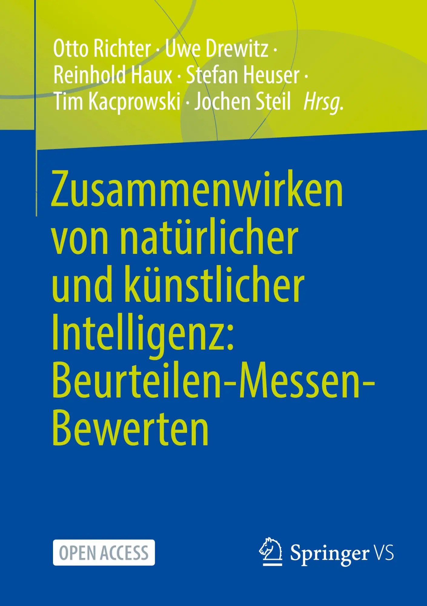 Cover: 9783658458447 | Zusammenwirken von natürlicher und künstlicher Intelligenz:...