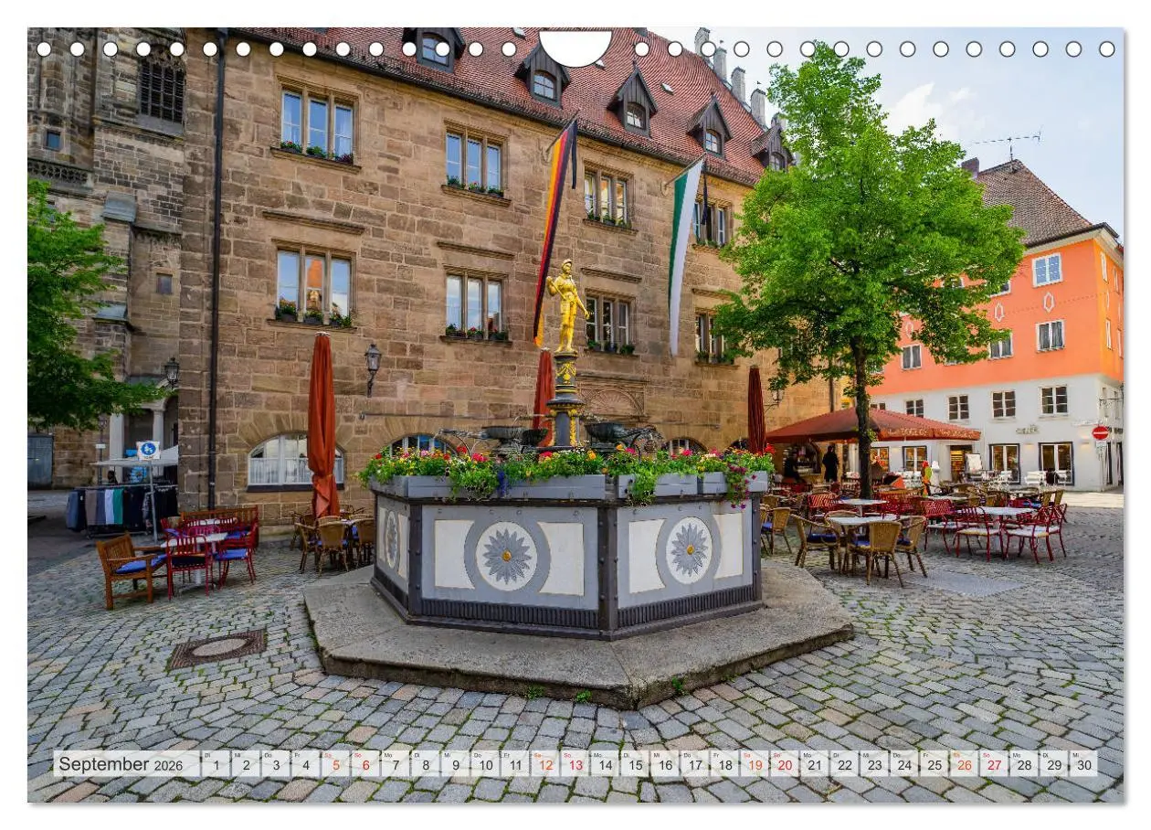 Bild: 9783457788547 | Ansbach Impressionen (Wandkalender 2026 DIN A4 quer), CALVENDO...