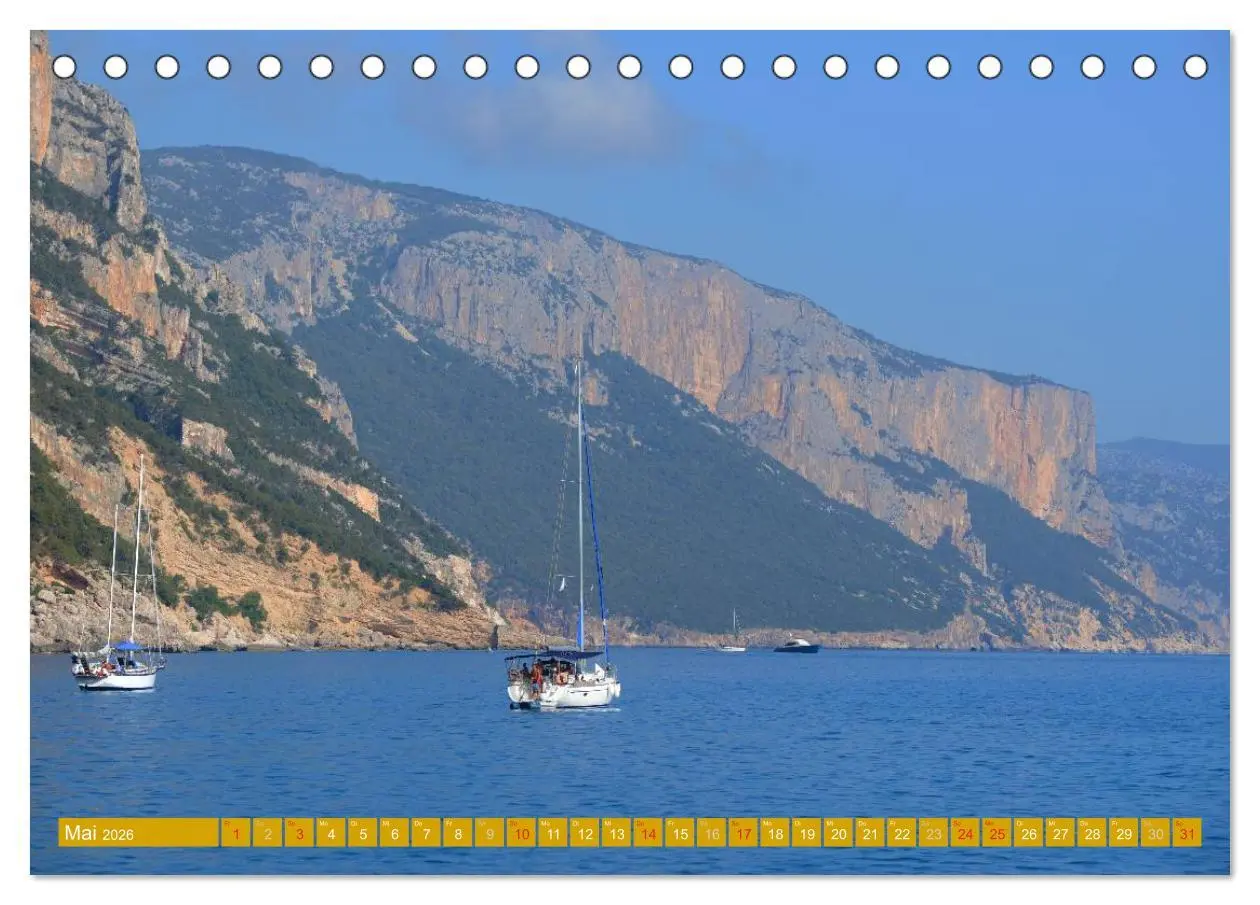 Bild: 9783516018547 | Sardiniens magische Küsten (Tischkalender 2026 DIN A5 quer),...
