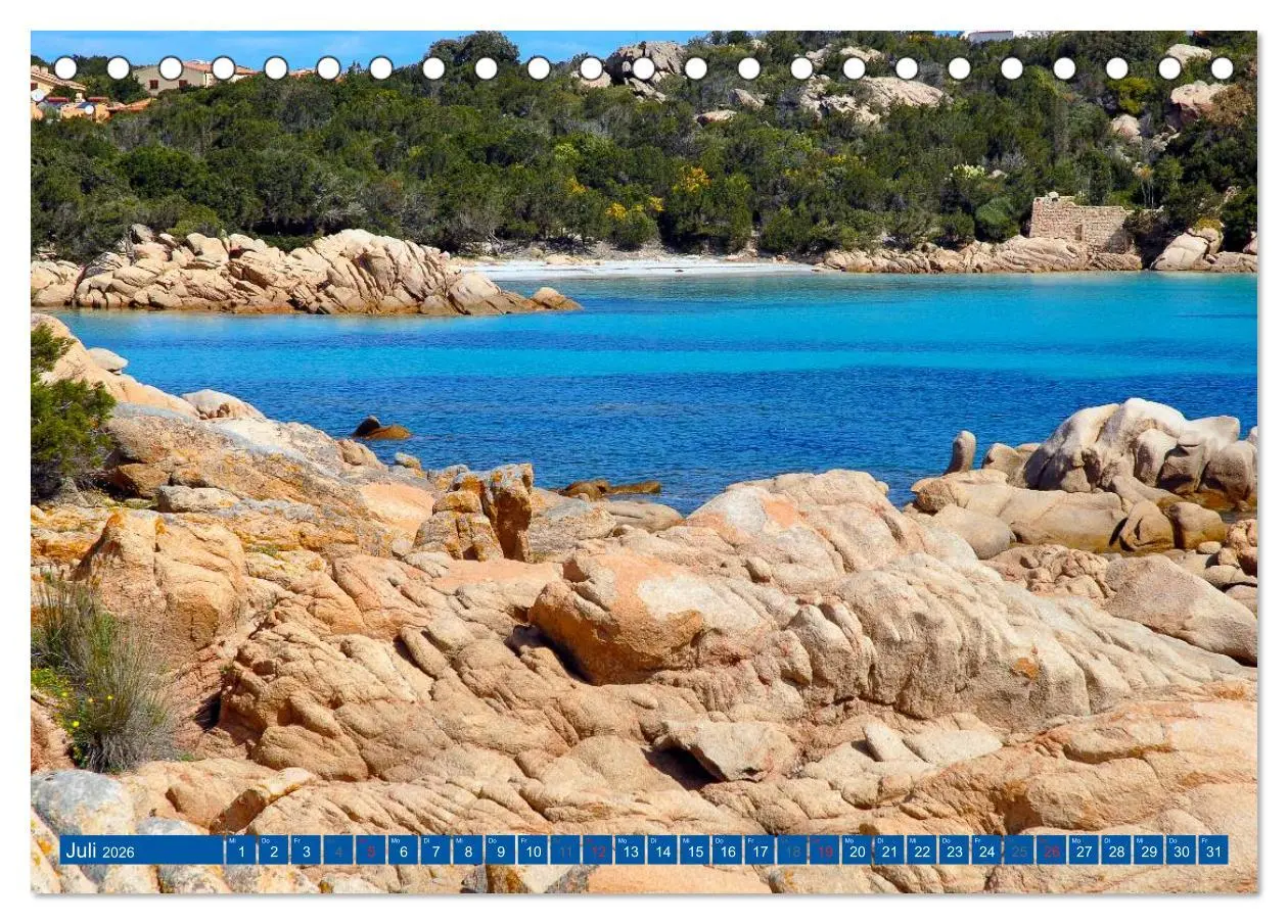 Bild: 9783516018547 | Sardiniens magische Küsten (Tischkalender 2026 DIN A5 quer),...