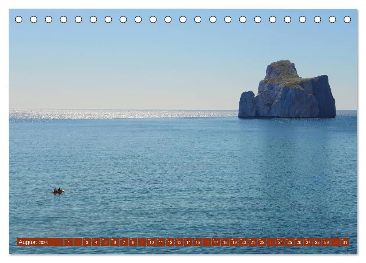 Bild: 9783516018547 | Sardiniens magische Küsten (Tischkalender 2026 DIN A5 quer),...