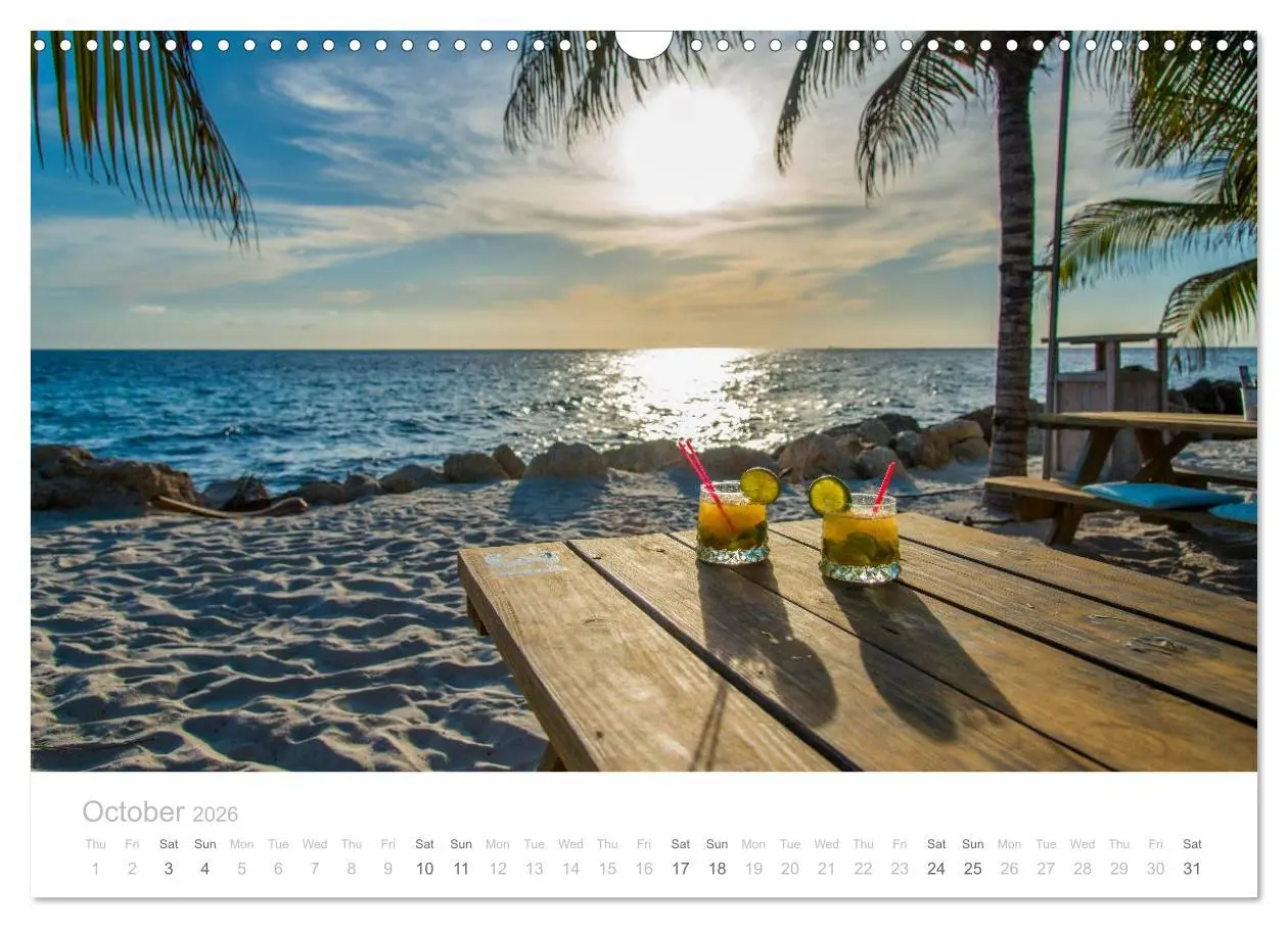 Bild: 9783516568547 | Curacao - Tropical Island (Wall Calendar 2026 DIN A3 landscape),...