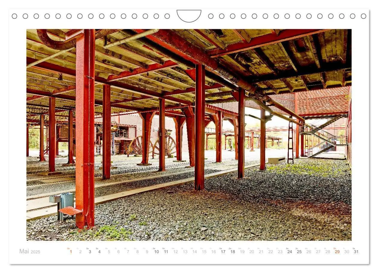 Bild: 9783435758647 | Zeche Zollverein. Weltkulturerbe. (Wandkalender 2025 DIN A4 quer),...