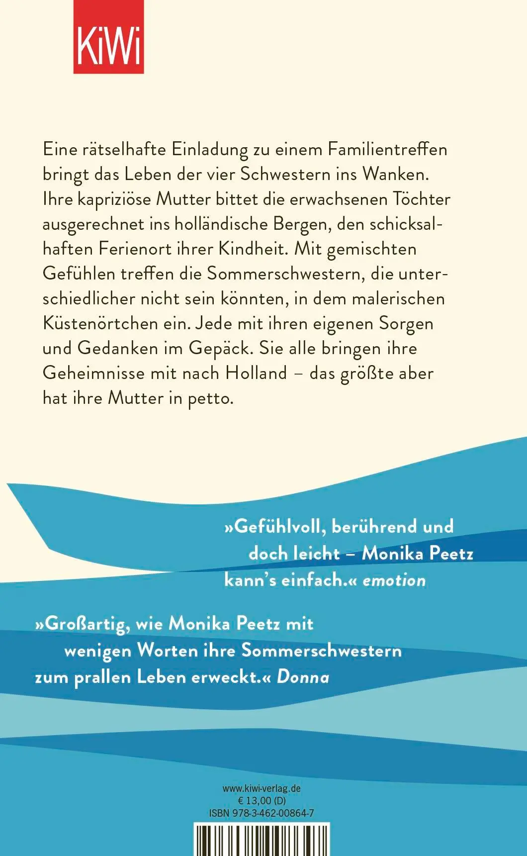 Rückseite: 9783462008647 | Sommerschwestern | Monika Peetz | Buch | Die Sommerschwestern-Romane