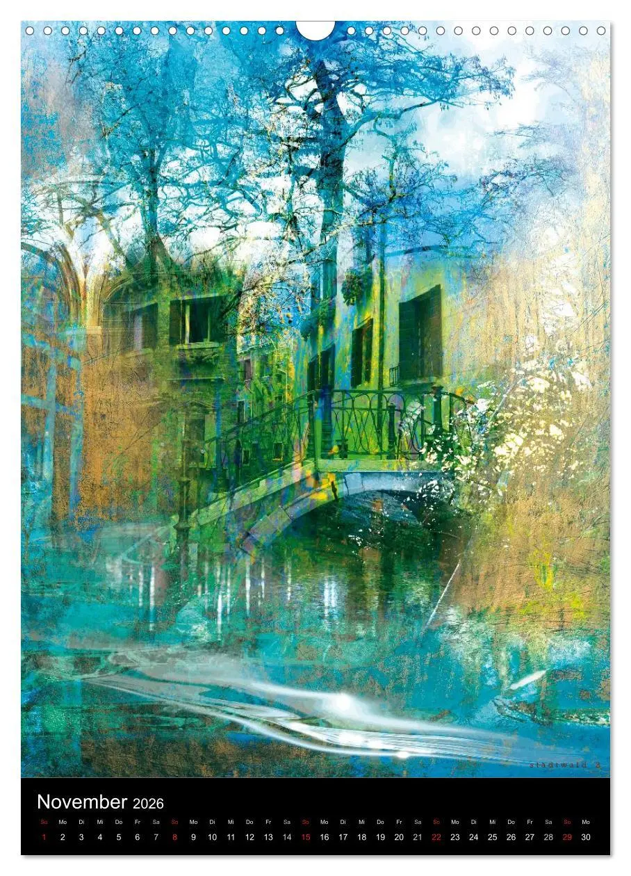 Bild: 9783516488647 | reflections (Wandkalender 2026 DIN A3 hoch), CALVENDO Monatskalender