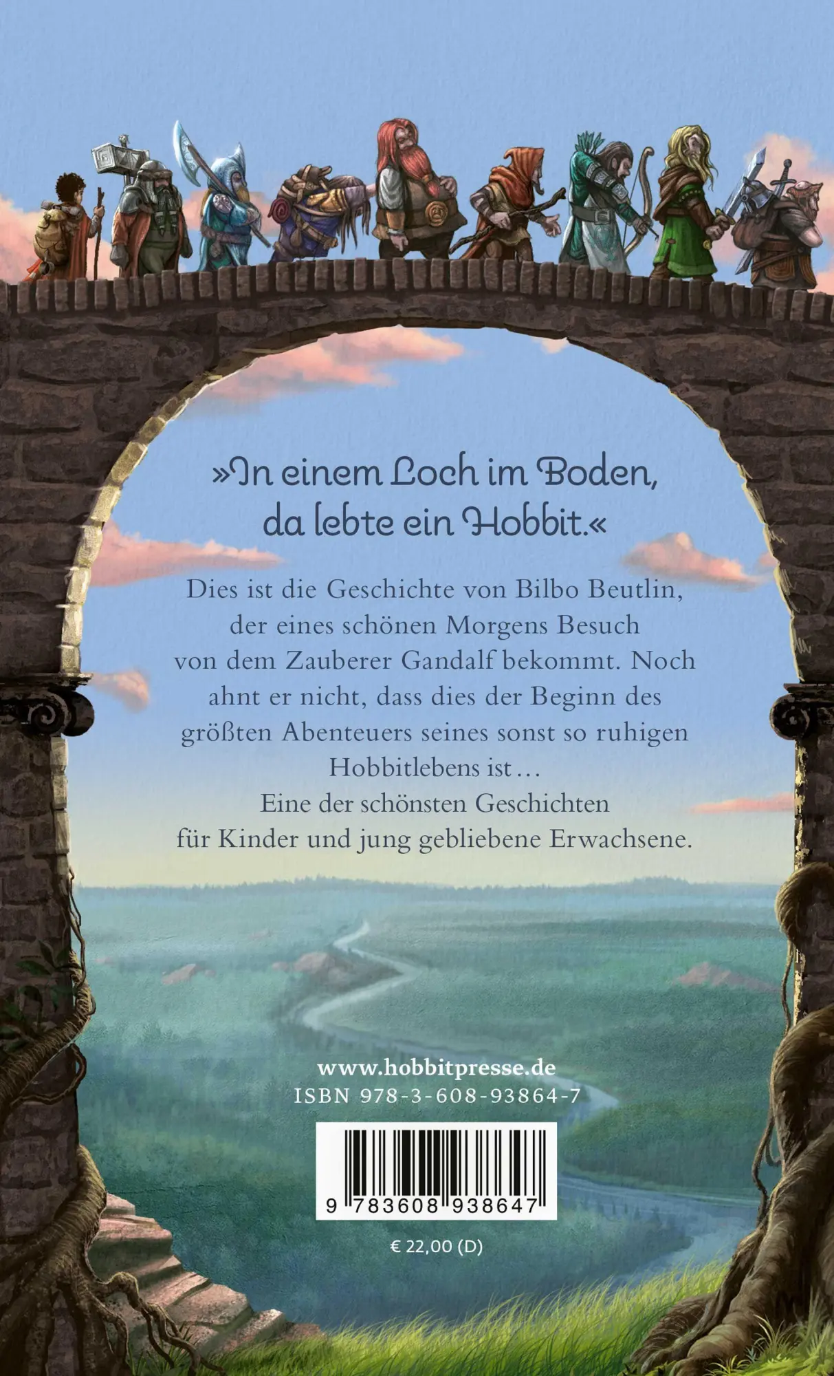 Rückseite: 9783608938647 | Der Hobbit | oder Hin und zurück. Kinder- und Jugendbuchausgabe | Buch