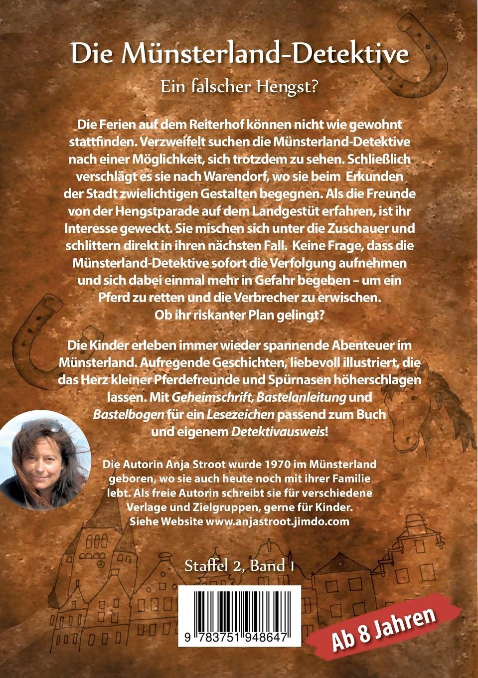 Rückseite: 9783751948647 | Die Münsterland-Detektive / Ein falscher Hengst? | Anja Stroot | Buch