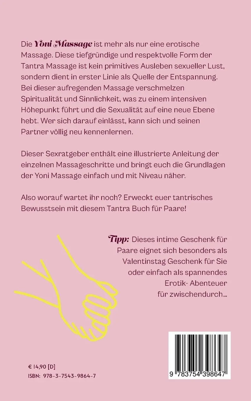 Rückseite: 9783754398647 | Yoni Massage für Paare | Alisha Schmidt | Taschenbuch | Paperback