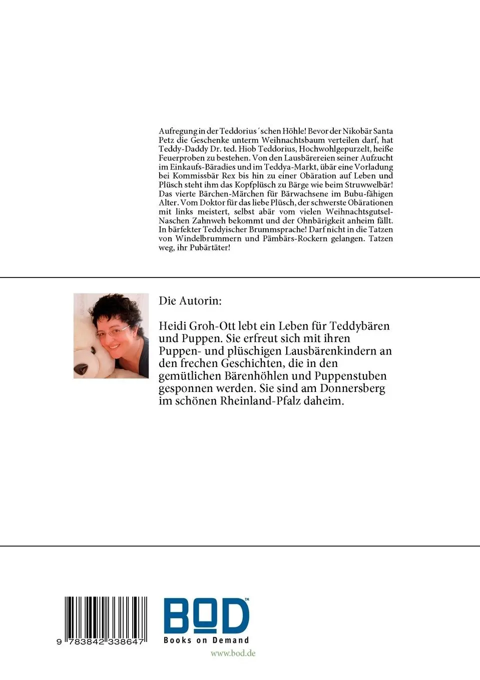 Rückseite: 9783842338647 | Weihnachten bei Familie Teddorius | Heidi Groh-Ott | Taschenbuch
