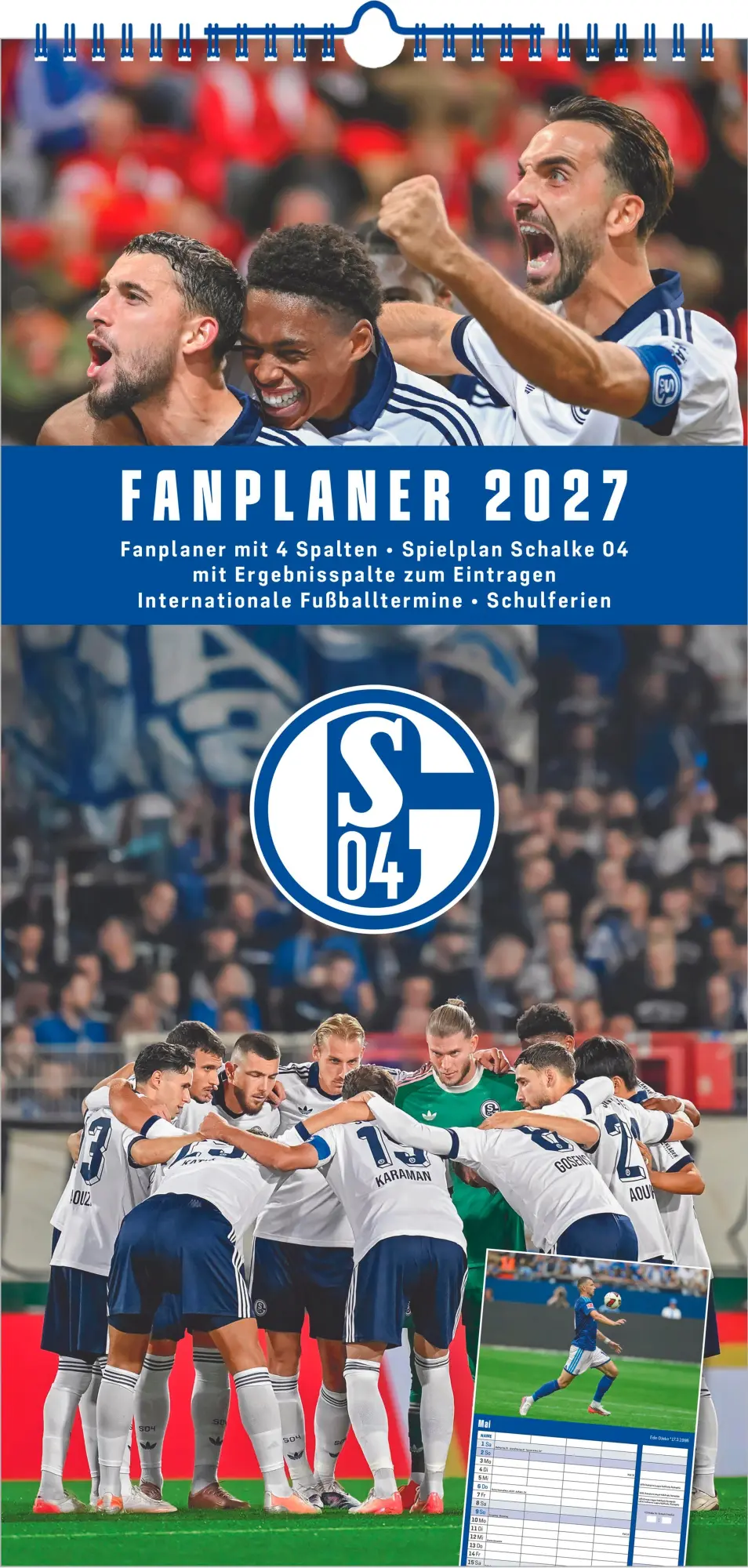 Cover: 4069095018747 | FC Schalke 04 2027 | Neumann Verlage GmbH &amp; Co KG | Kalender | 14 S.