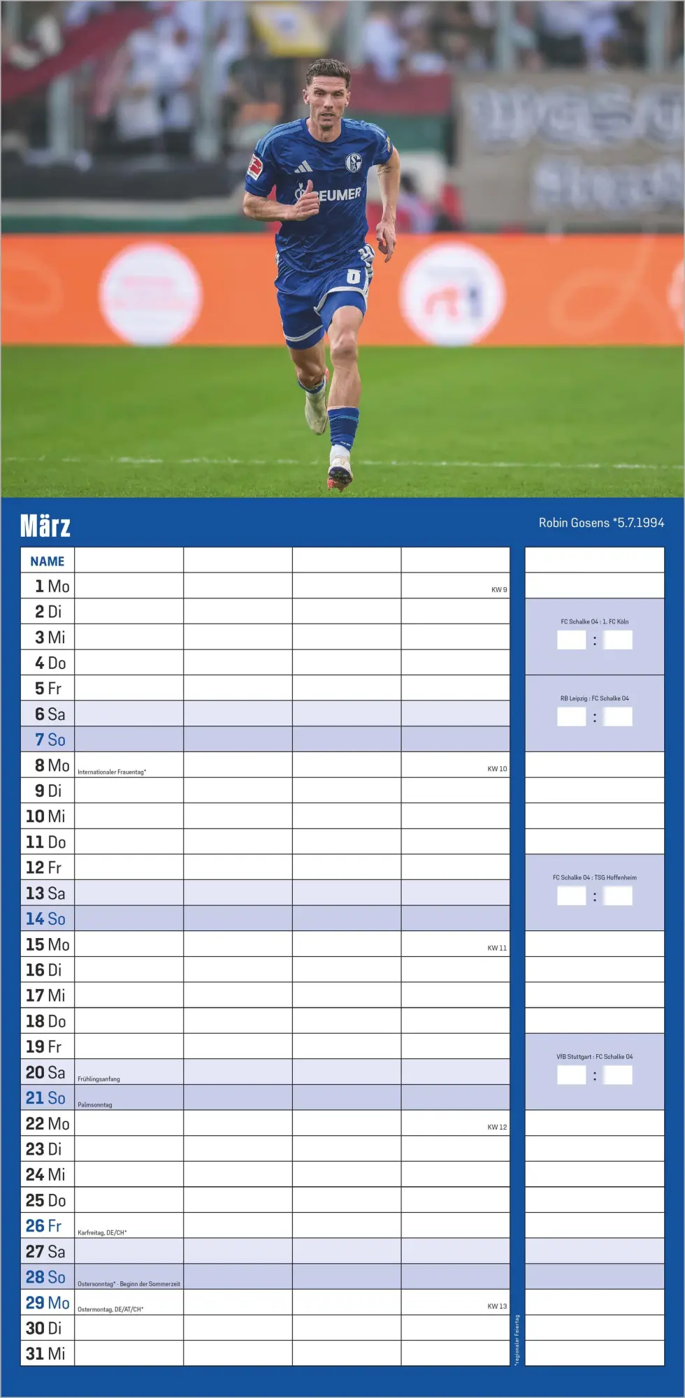 Bild: 4069095018747 | FC Schalke 04 2027 | Neumann Verlage GmbH &amp; Co KG | Kalender | 14 S.