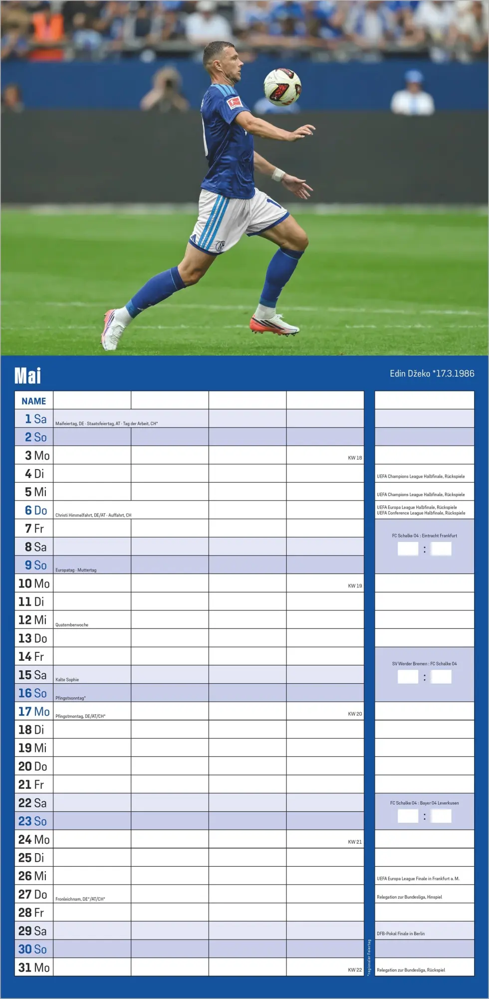Bild: 4069095018747 | FC Schalke 04 2027 | Neumann Verlage GmbH &amp; Co KG | Kalender | 14 S.