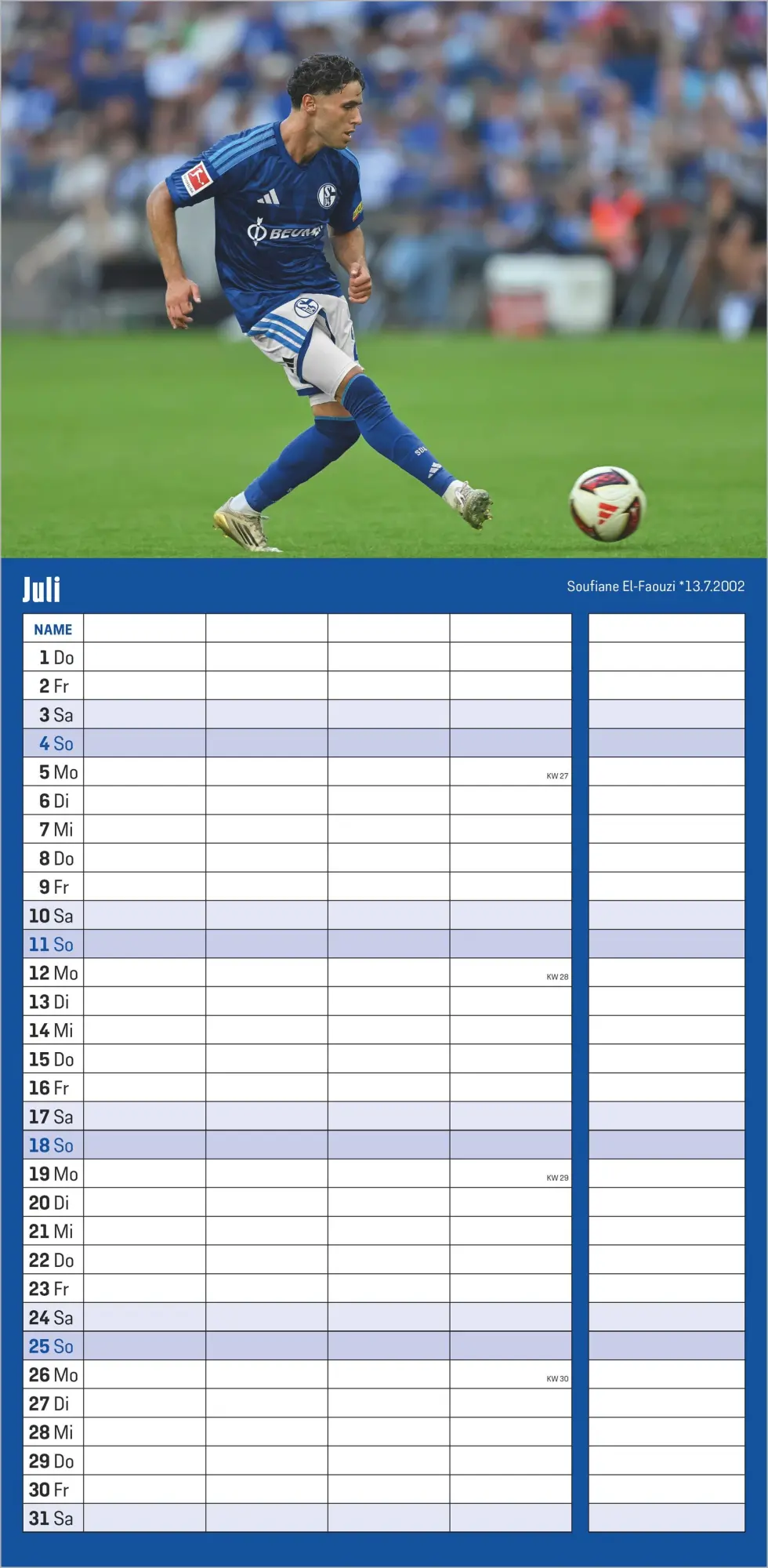 Bild: 4069095018747 | FC Schalke 04 2027 | Neumann Verlage GmbH &amp; Co KG | Kalender | 14 S.