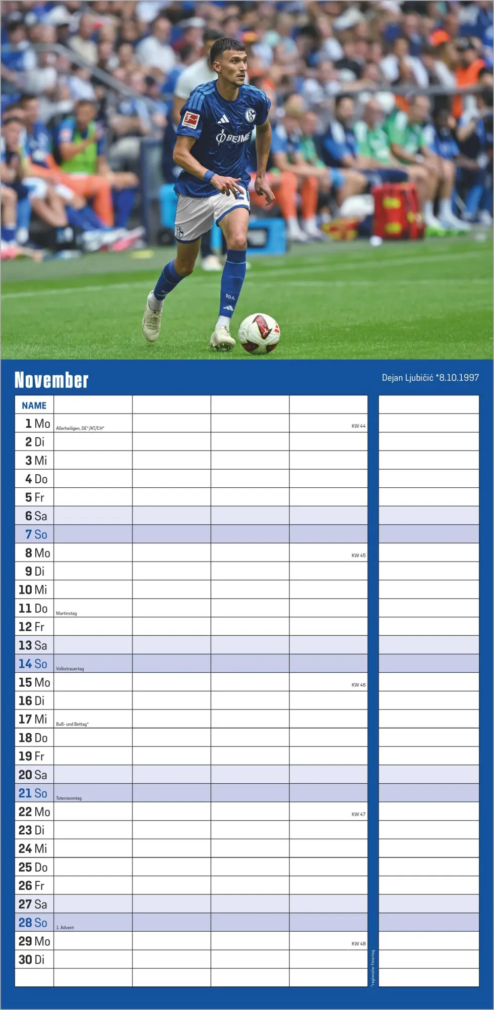 Bild: 4069095018747 | FC Schalke 04 2027 | Neumann Verlage GmbH &amp; Co KG | Kalender | 14 S.