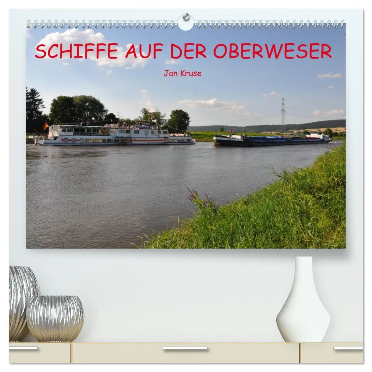 Cover: 9783457768747 | Schiffe auf der Oberweser (hochwertiger Premium Wandkalender 2026...