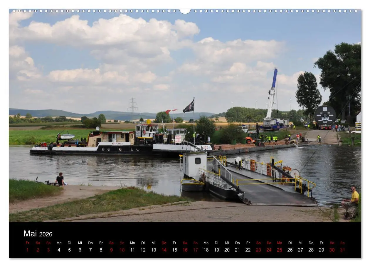 Bild: 9783457768747 | Schiffe auf der Oberweser (hochwertiger Premium Wandkalender 2026...