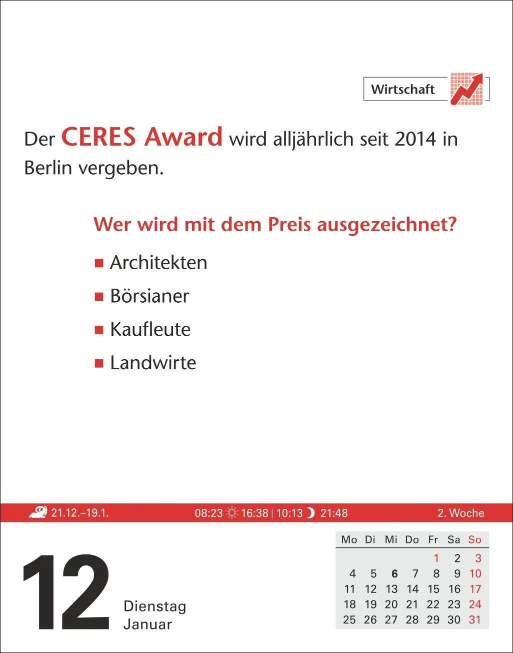 Bild: 9783840038747 | Duden Allgemeinbildung Tagesabreißkalender 2027 - Wissen und Quizzen