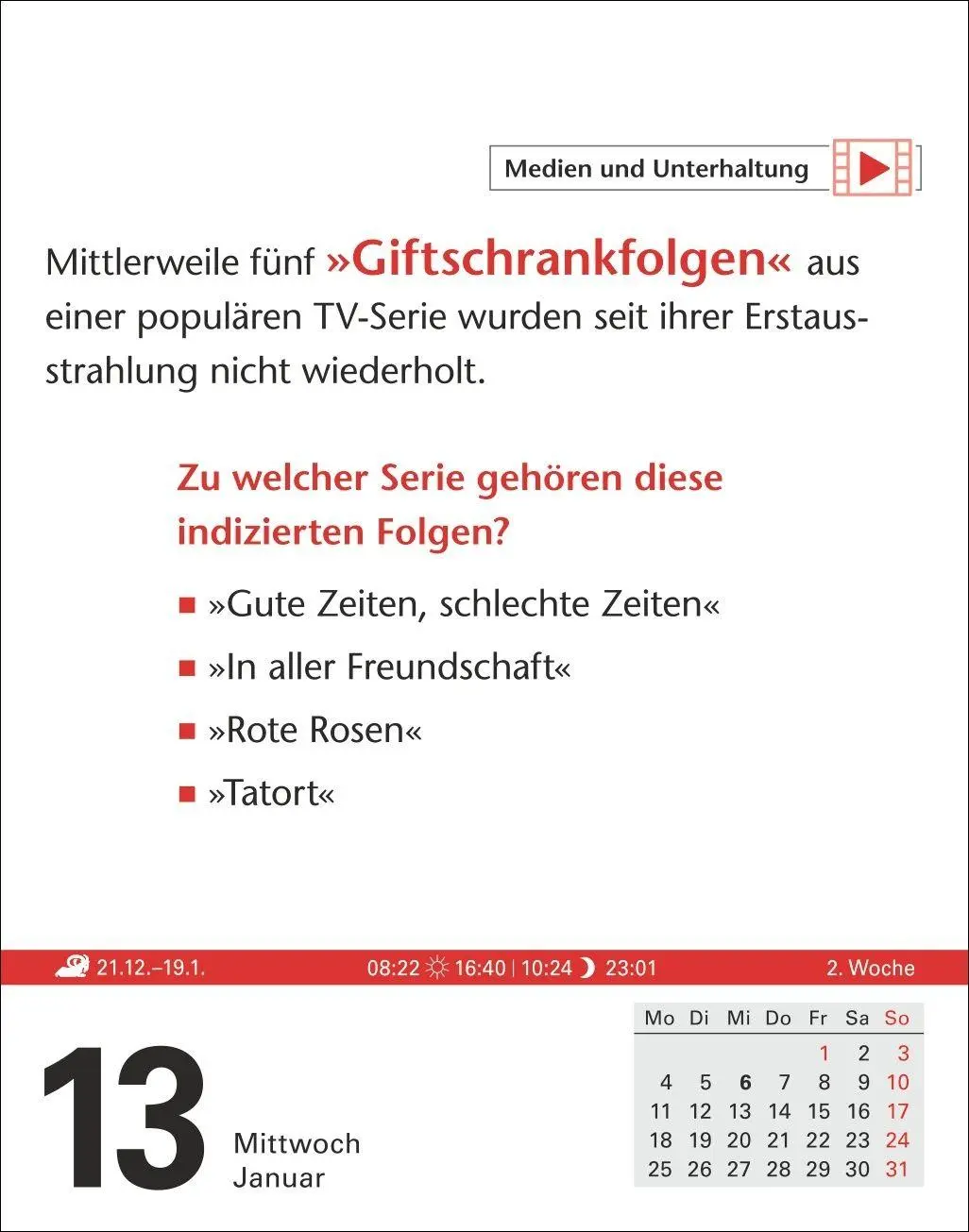 Bild: 9783840038747 | Duden Allgemeinbildung Tagesabreißkalender 2027 - Wissen und Quizzen