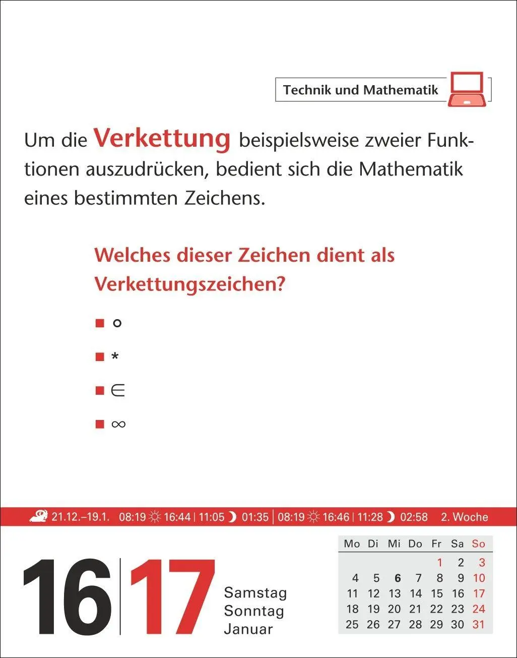 Bild: 9783840038747 | Duden Allgemeinbildung Tagesabreißkalender 2027 - Wissen und Quizzen