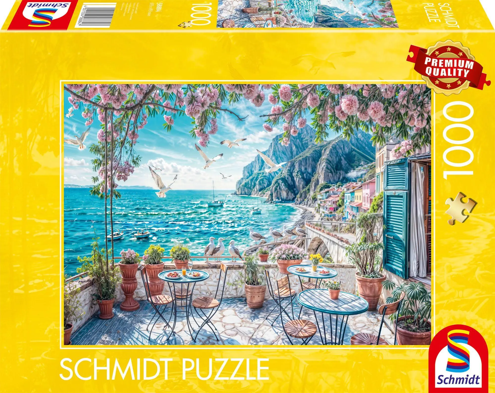 Cover: 4001504588847 | Terrasse am Meer | Puzzle Standard 1000 Teile | Spiel | 58884 | 2025