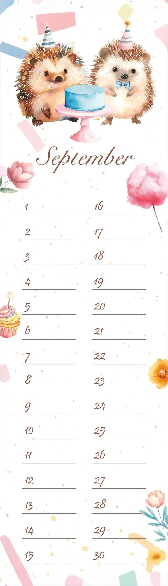 Bild: 4069095008847 | Geburtstagskalender Zauberhafte Waldfreunde 2026 -...