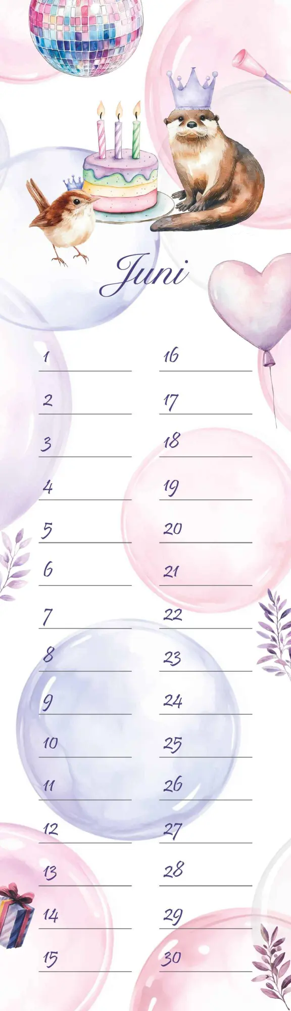 Bild: 4069095008847 | Geburtstagskalender Zauberhafte Waldfreunde 2026 -...