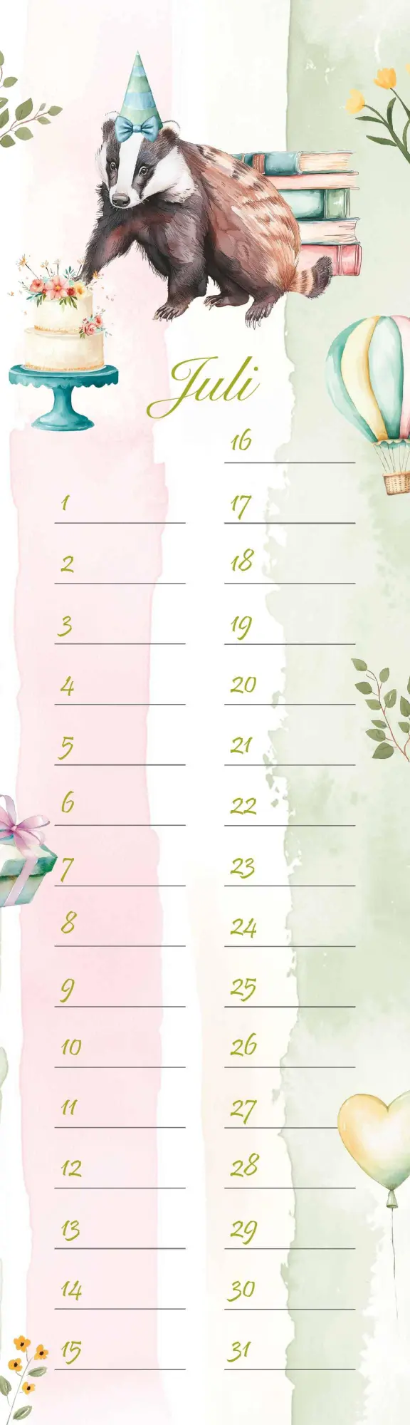 Bild: 4069095008847 | Geburtstagskalender Zauberhafte Waldfreunde 2026 -...