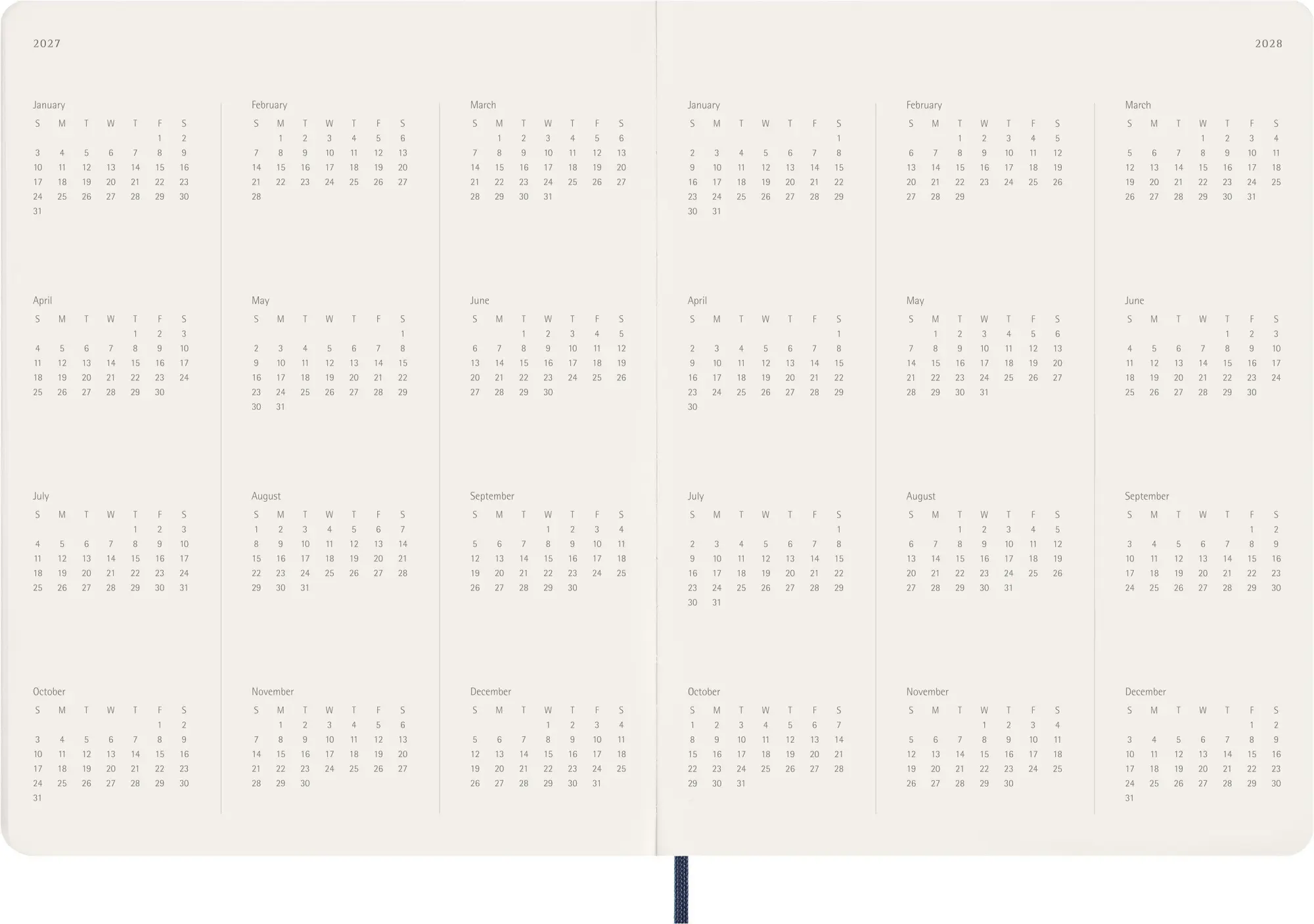 Bild: 8056999278847 | Moleskine 15 Monate Essential Wochenkalender 2026/2027, 1 Wo = 2...