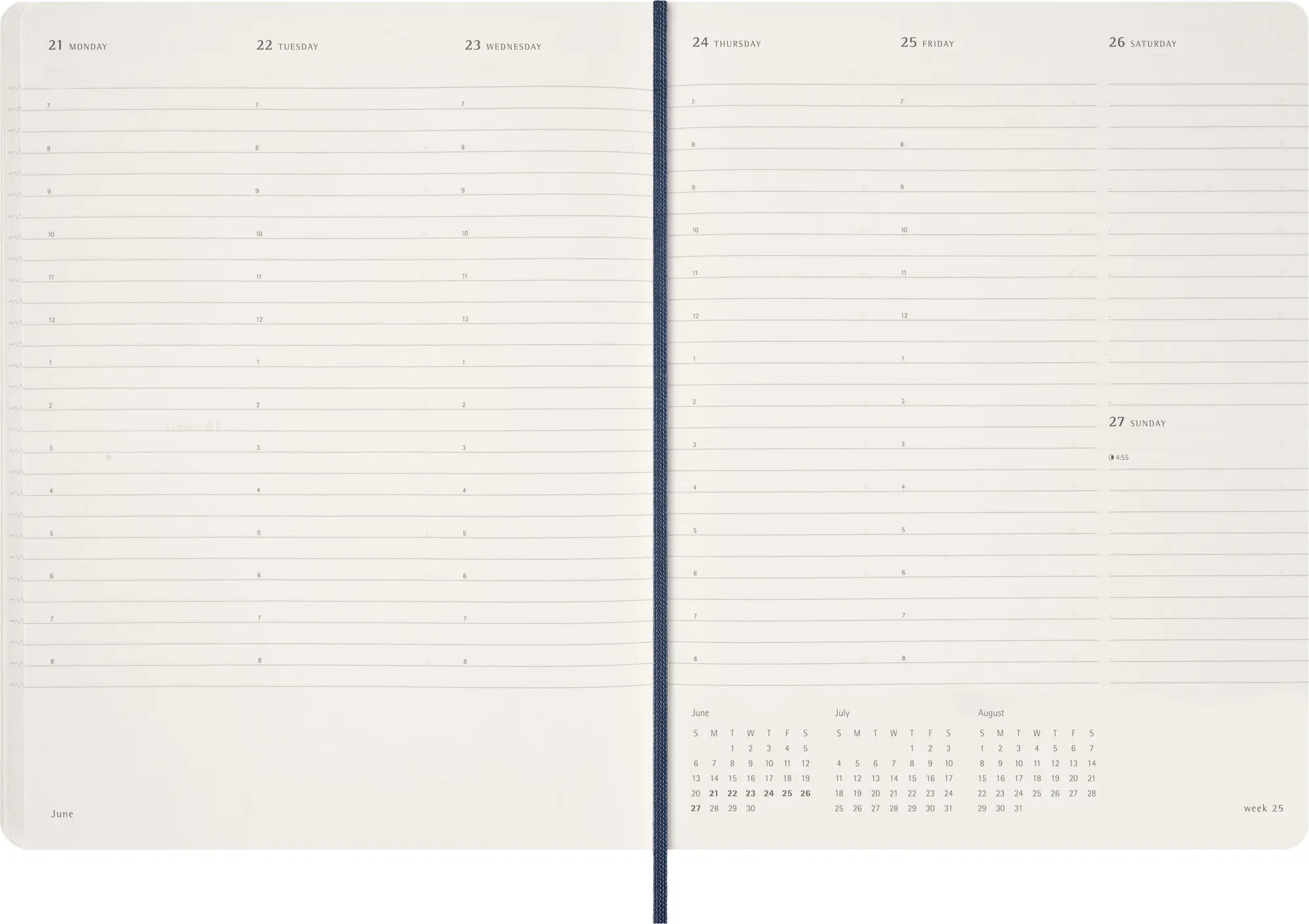 Bild: 8056999278847 | Moleskine 15 Monate Essential Wochenkalender 2026/2027, 1 Wo = 2...