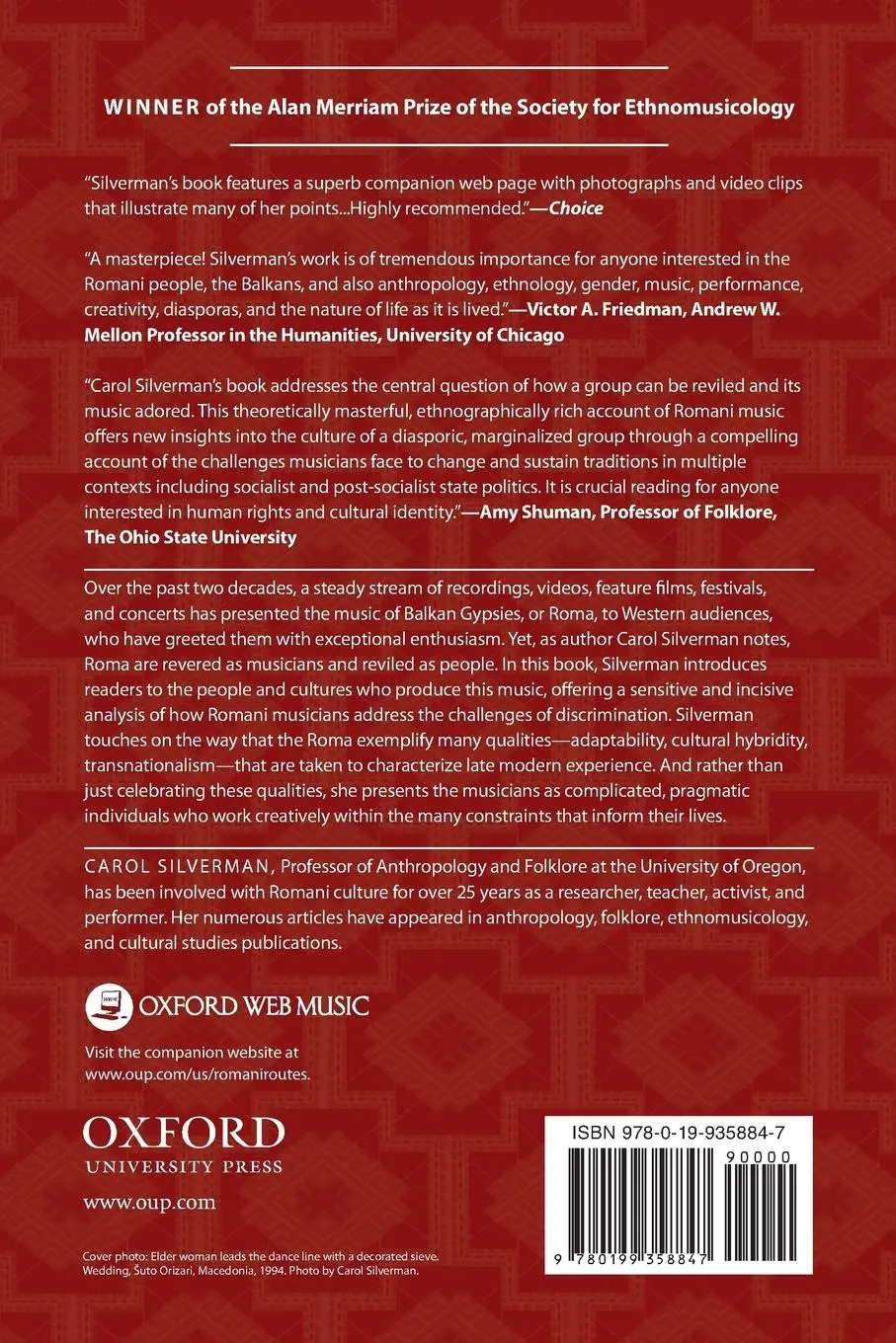 Rückseite: 9780199358847 | Romani Routes | Cultural Politics and Balkan Music in Diaspora | Buch