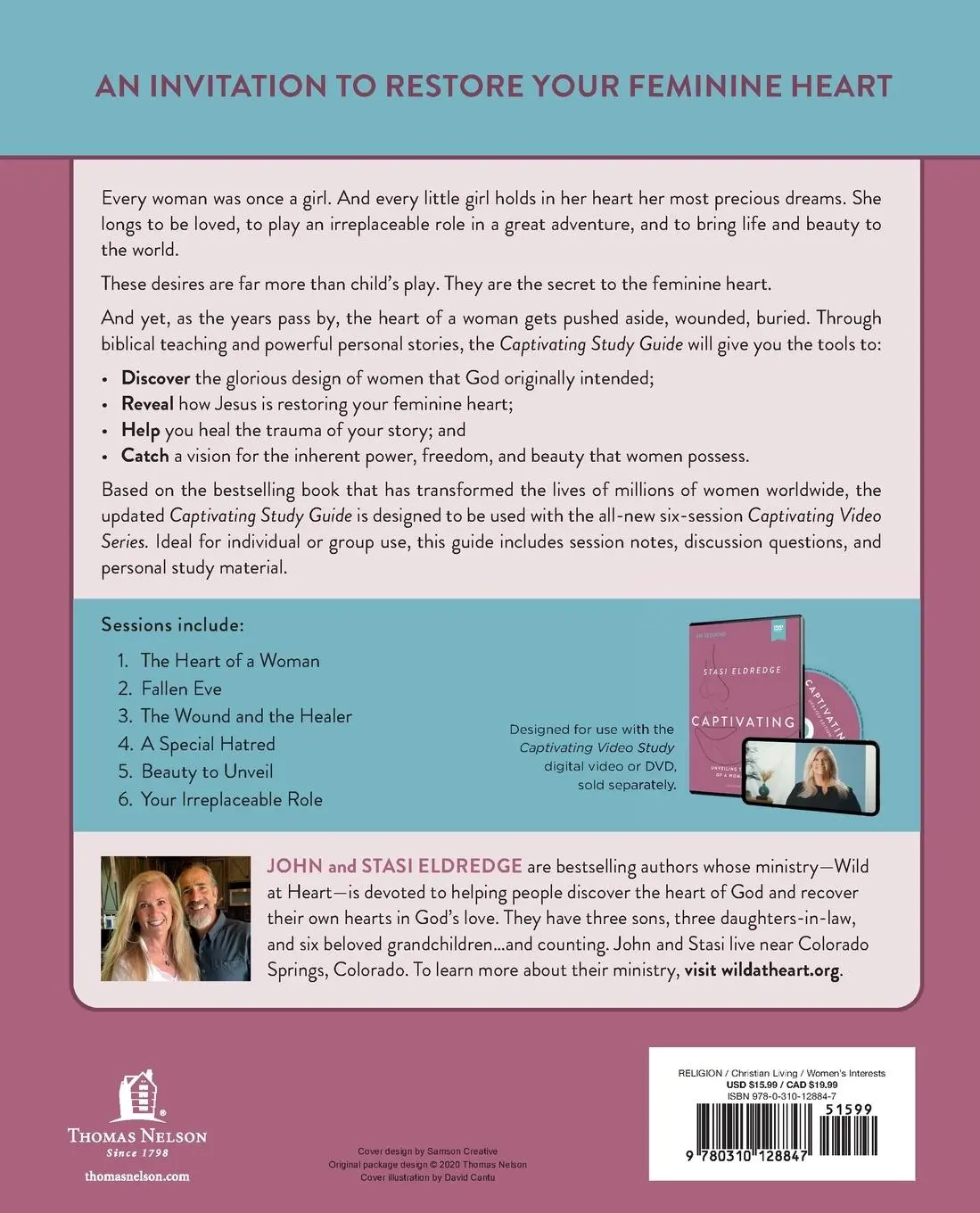 Rückseite: 9780310128847 | Captivating Bible Study Guide, Updated Edition Softcover | Eldredge