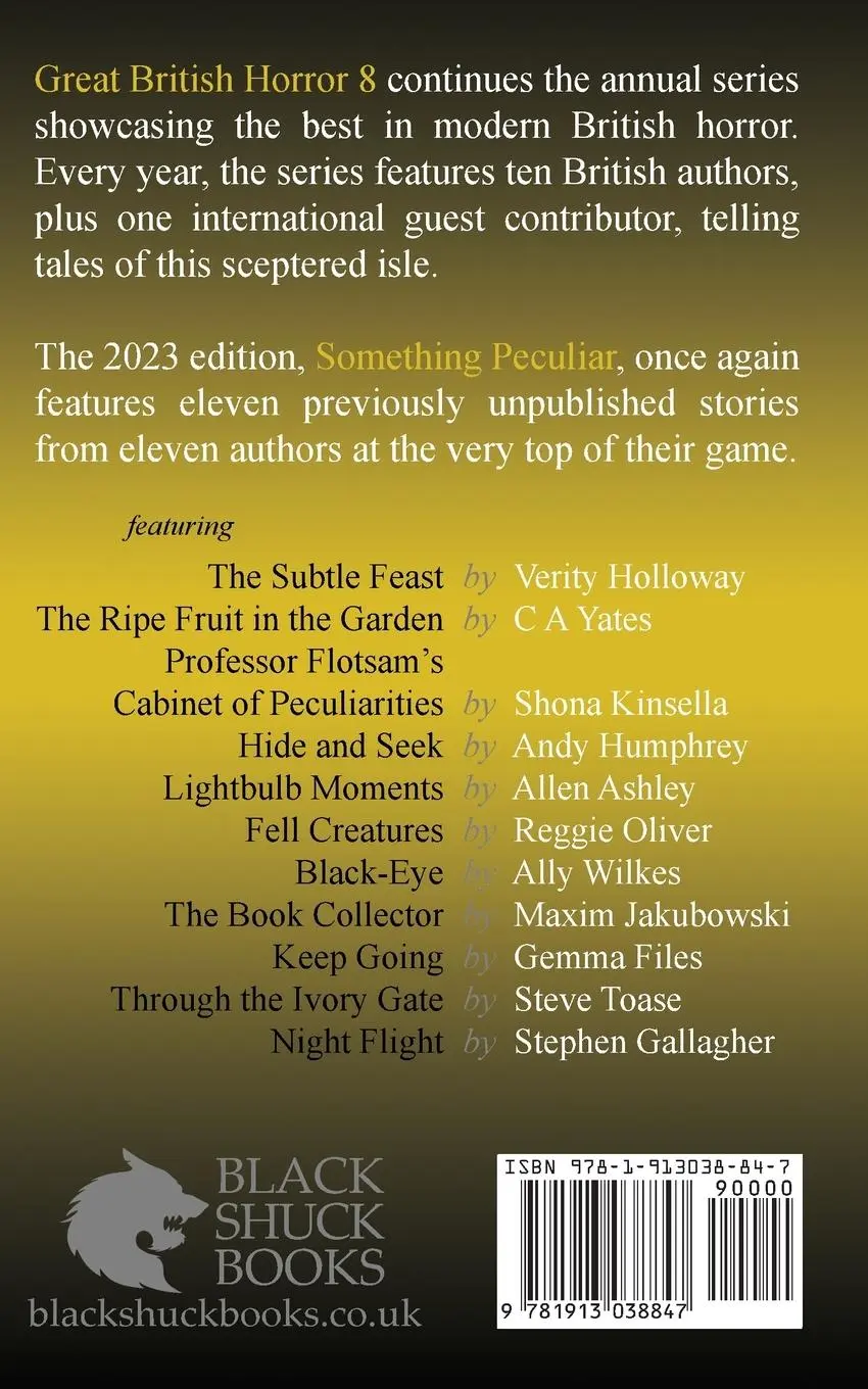 Rückseite: 9781913038847 | Something Peculiar | Steve J Shaw | Taschenbuch | Englisch | 2023