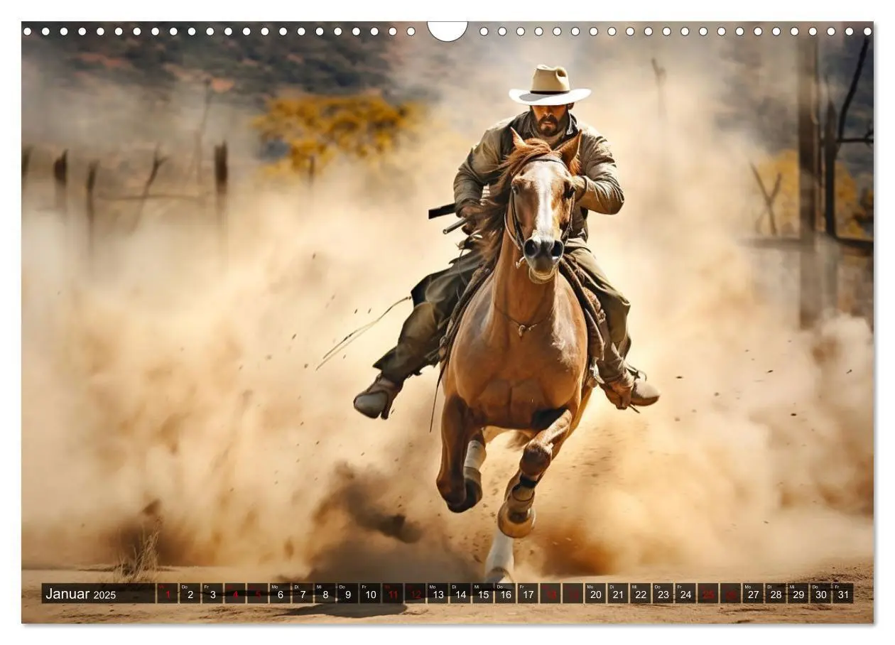 Bild: 9783383888847 | Abenteuer im Wilden Westen (Wandkalender 2025 DIN A3 quer),...