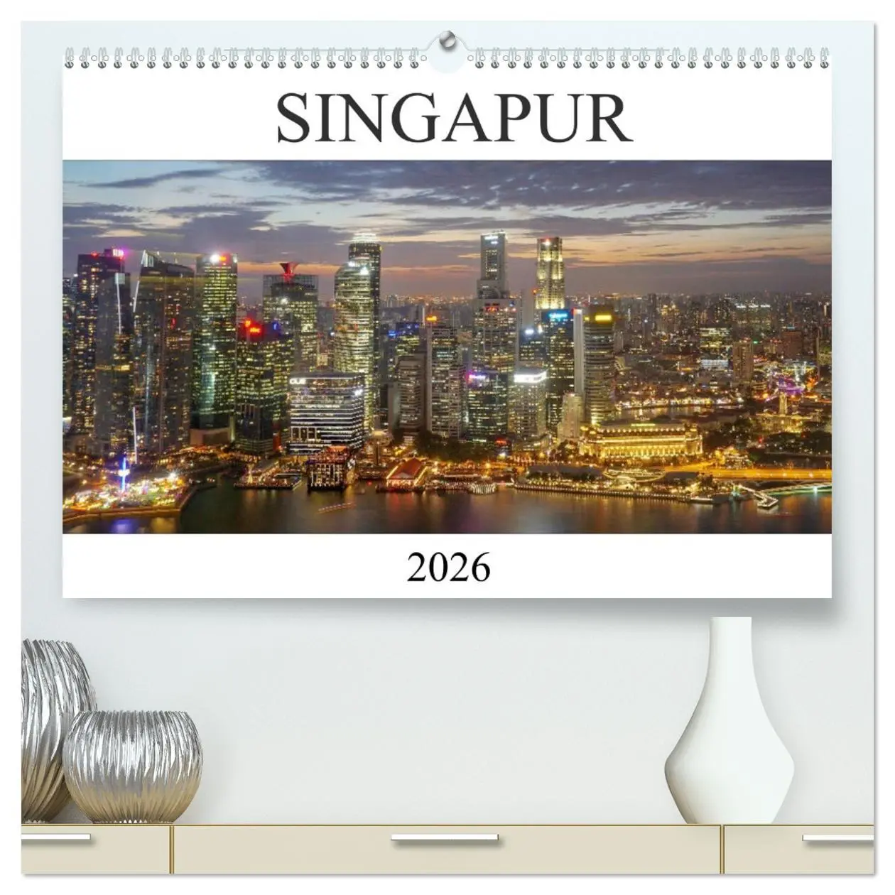 Cover: 9783457688847 | Singapur (hochwertiger Premium Wandkalender 2026 DIN A2 quer),...