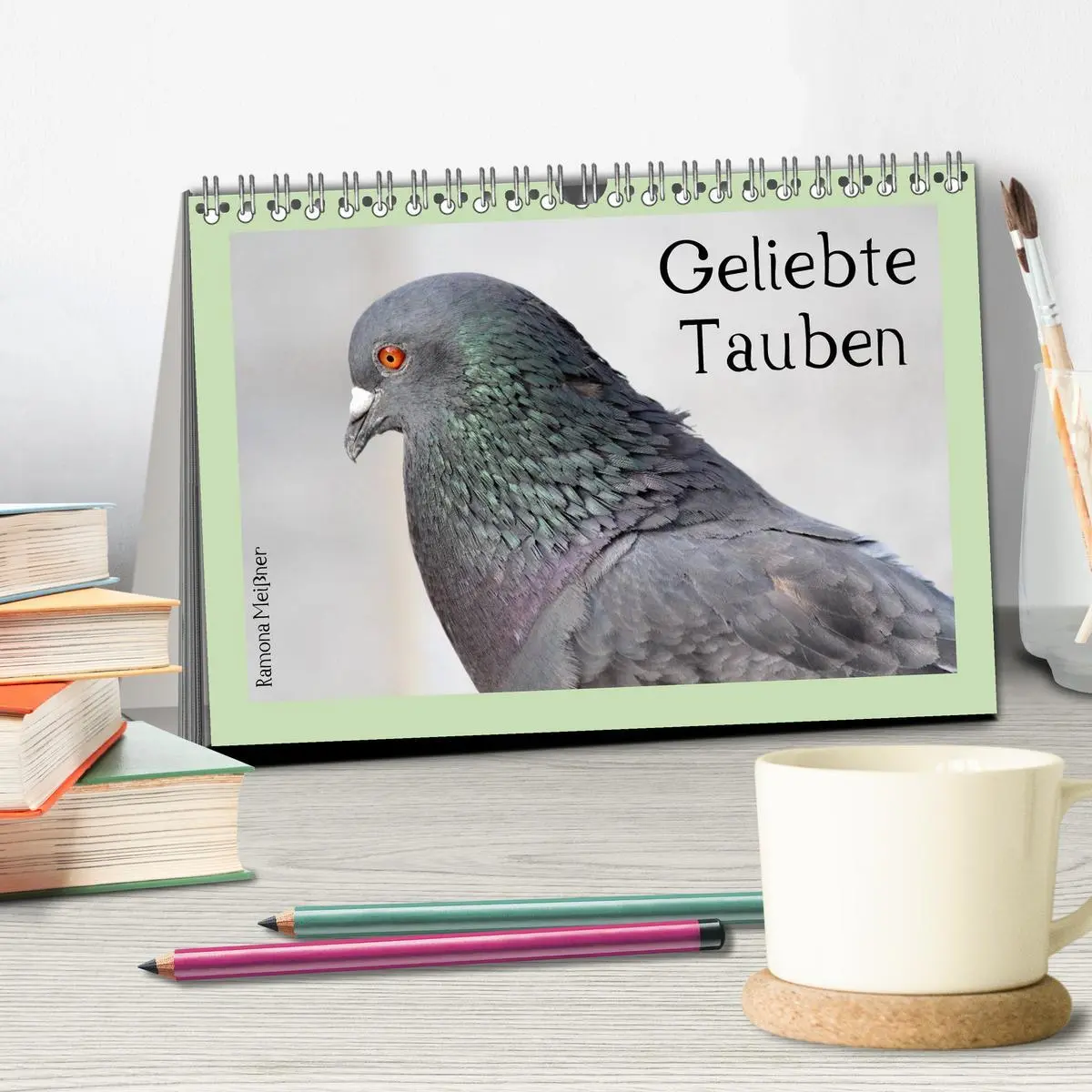 Bild: 9783516158847 | Geliebte Tauben (Tischkalender 2026 DIN A5 quer), CALVENDO...