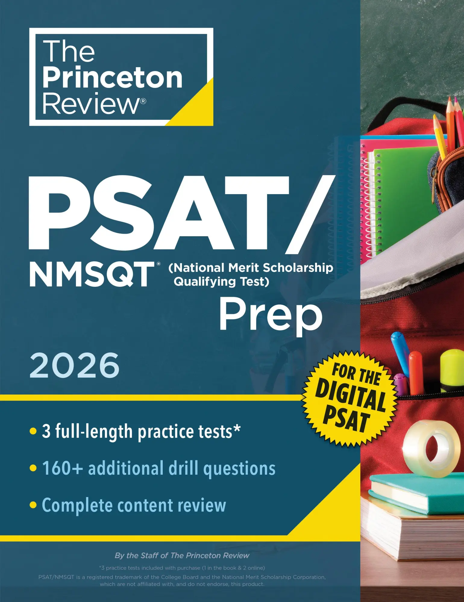 Cover: 9798217118847 | Princeton Review PSAT/NMSQT Prep, 2026 | Princeton Review | Buch