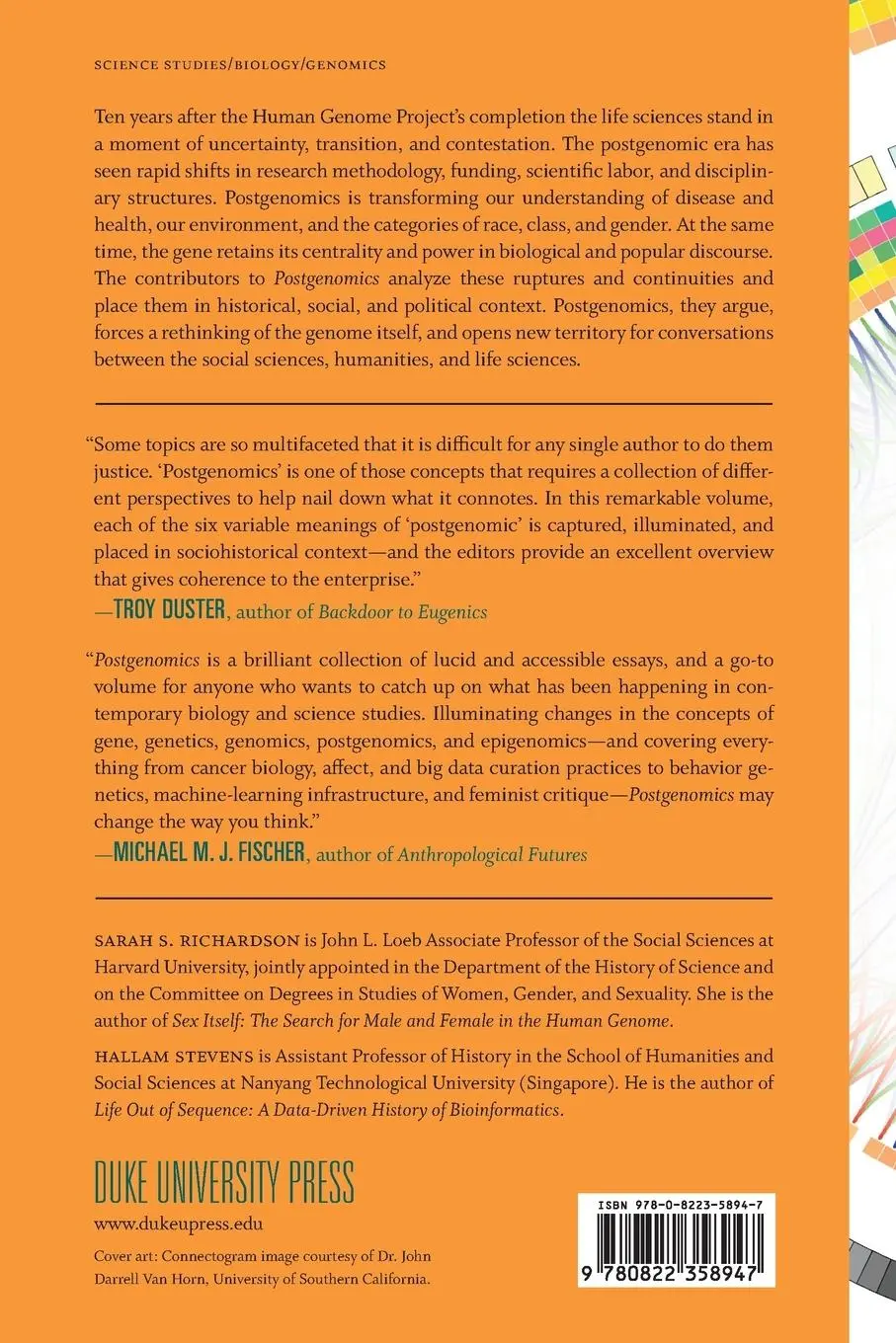 Rückseite: 9780822358947 | Postgenomics | Perspectives on Biology after the Genome | Richardson