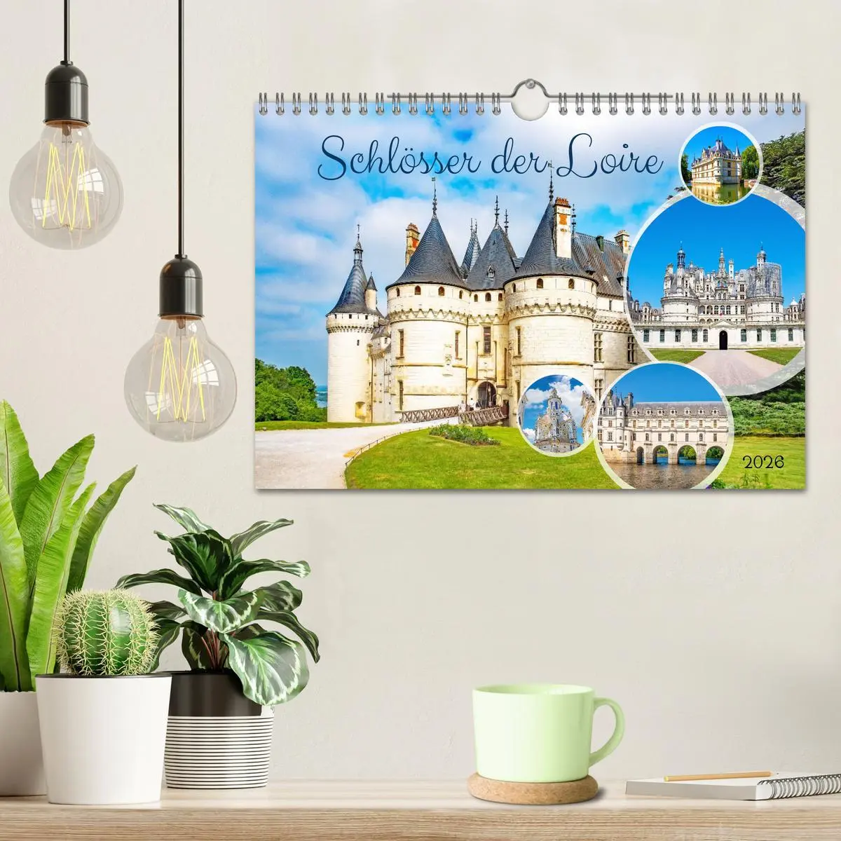 Bild: 9783457368947 | Schlösser der Loire (Wandkalender 2026 DIN A4 quer), CALVENDO...