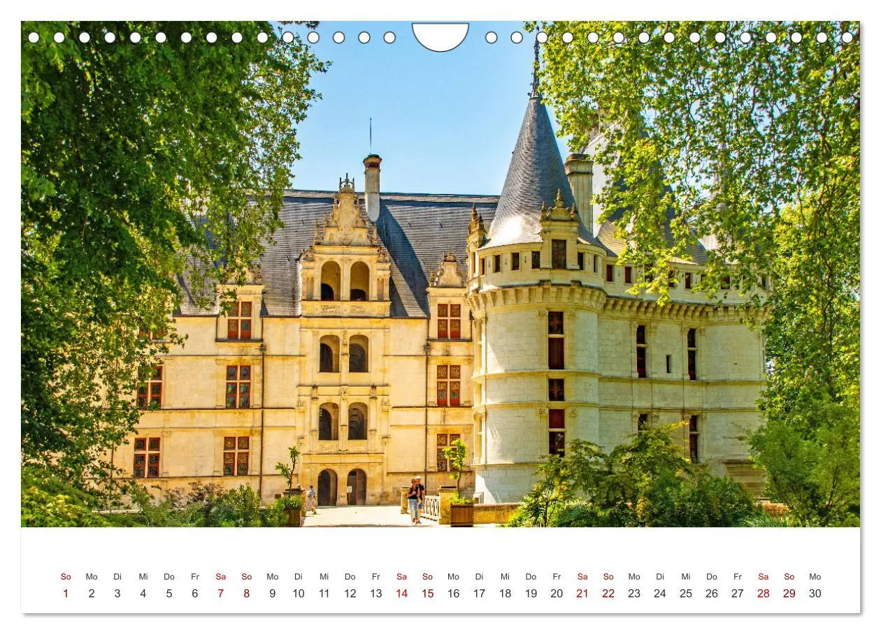 Bild: 9783457368947 | Schlösser der Loire (Wandkalender 2026 DIN A4 quer), CALVENDO...