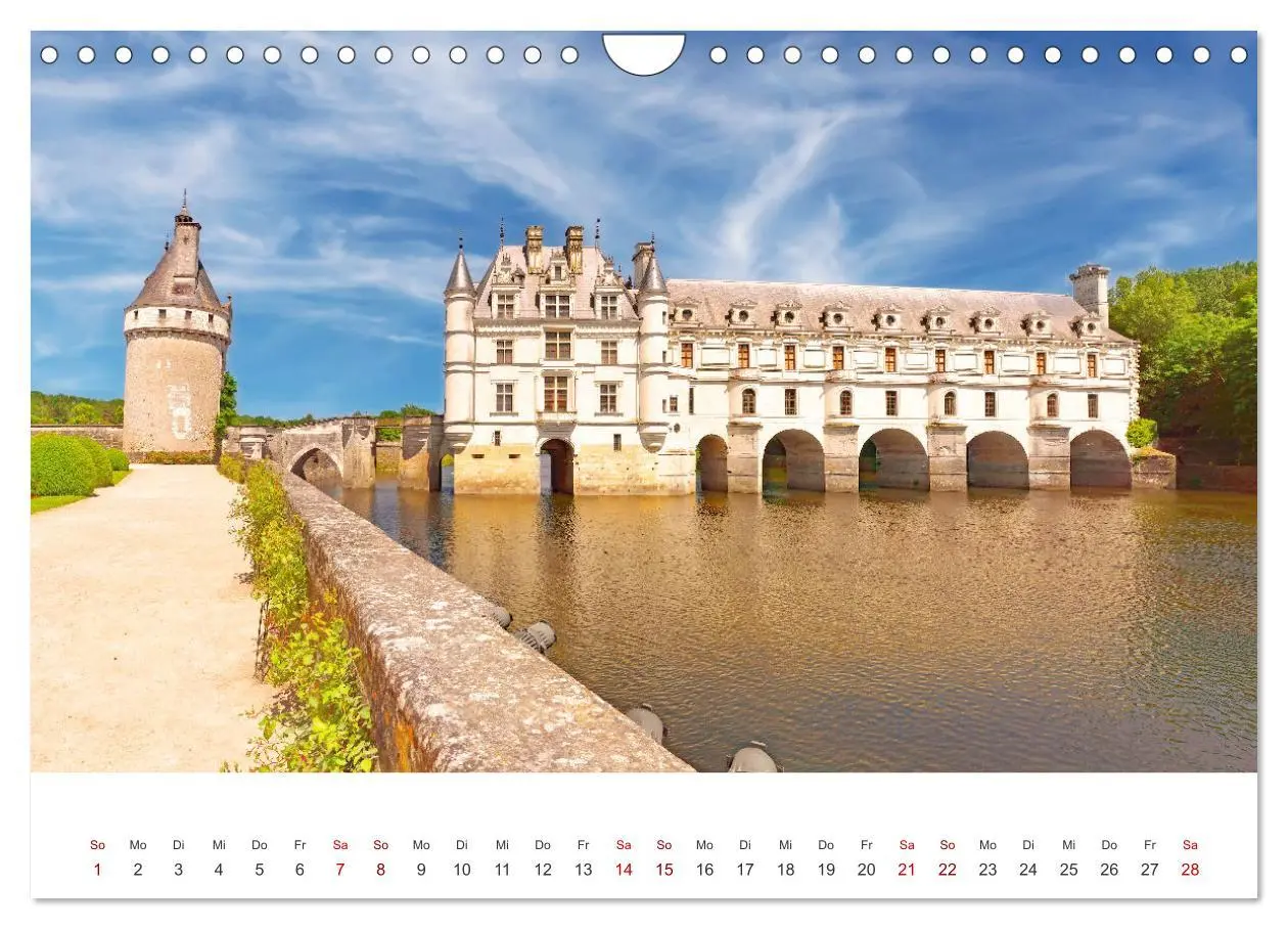 Bild: 9783457368947 | Schlösser der Loire (Wandkalender 2026 DIN A4 quer), CALVENDO...