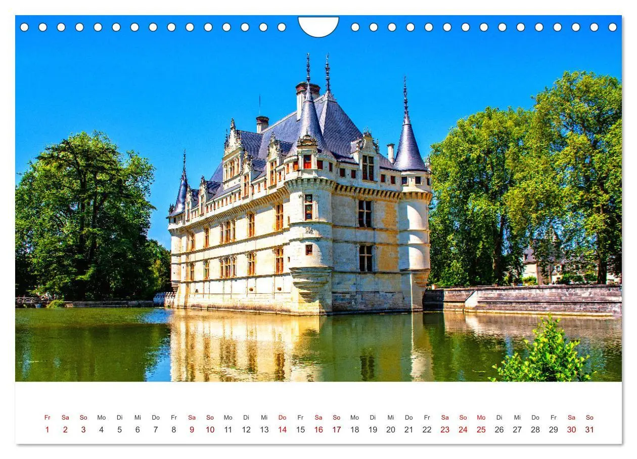 Bild: 9783457368947 | Schlösser der Loire (Wandkalender 2026 DIN A4 quer), CALVENDO...