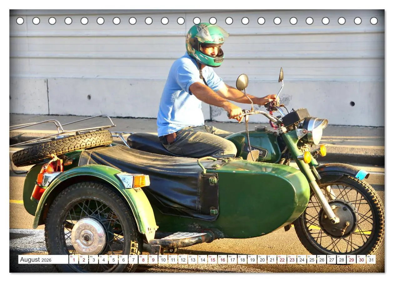 Bild: 9783457508947 | Motorrad-Legende Ural (Tischkalender 2026 DIN A5 quer), CALVENDO...