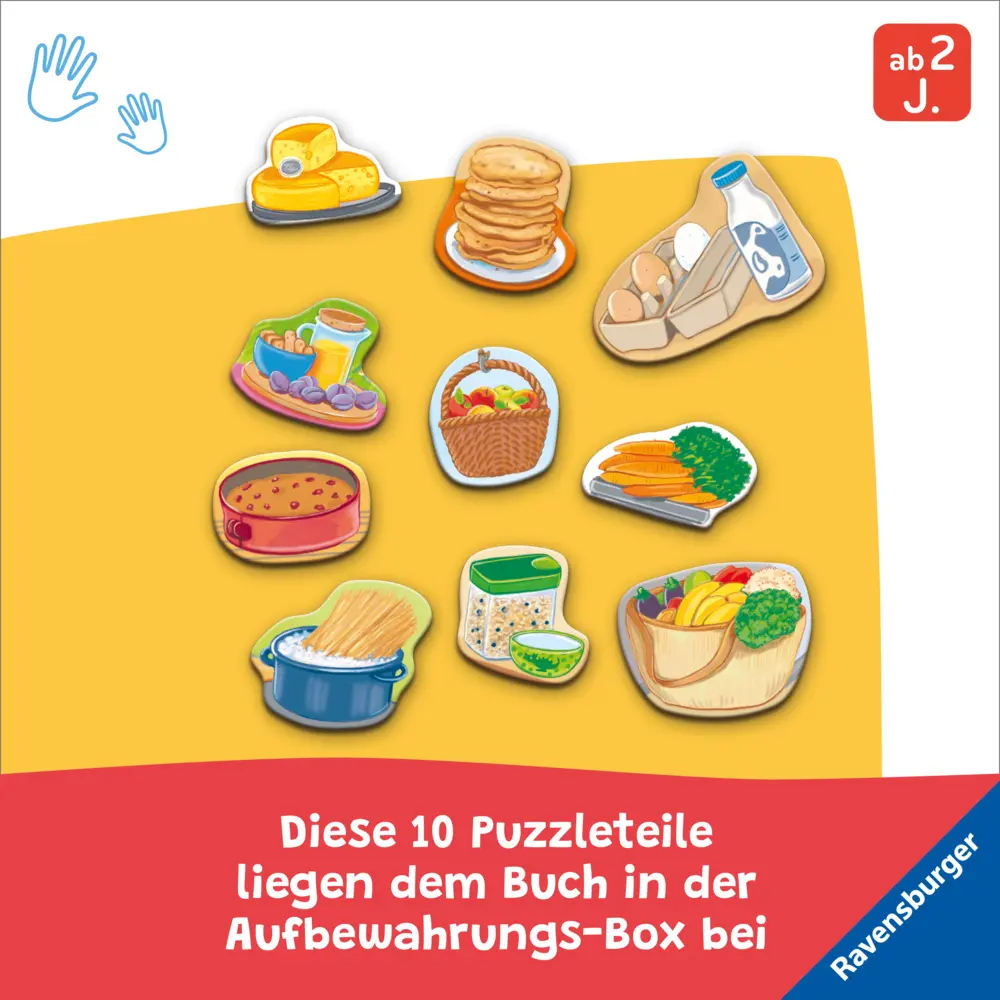 Bild: 9783473418947 | Mein großes Puzzle-Spielbuch - Das essen wir heute | Mila Rulff | Buch