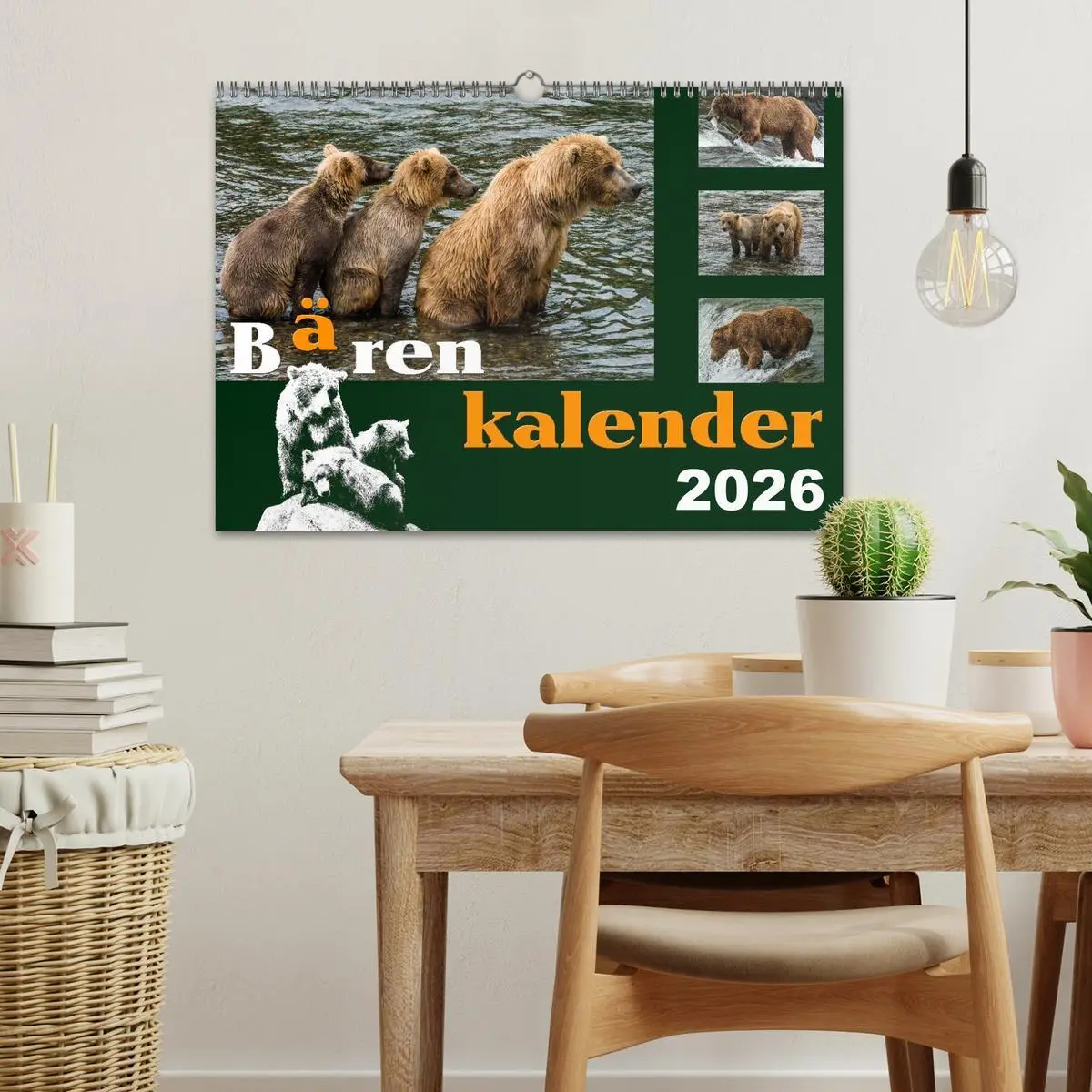 Bild: 9783516218947 | Bärenkalender (Wandkalender 2026 DIN A3 quer), CALVENDO Monatskalender