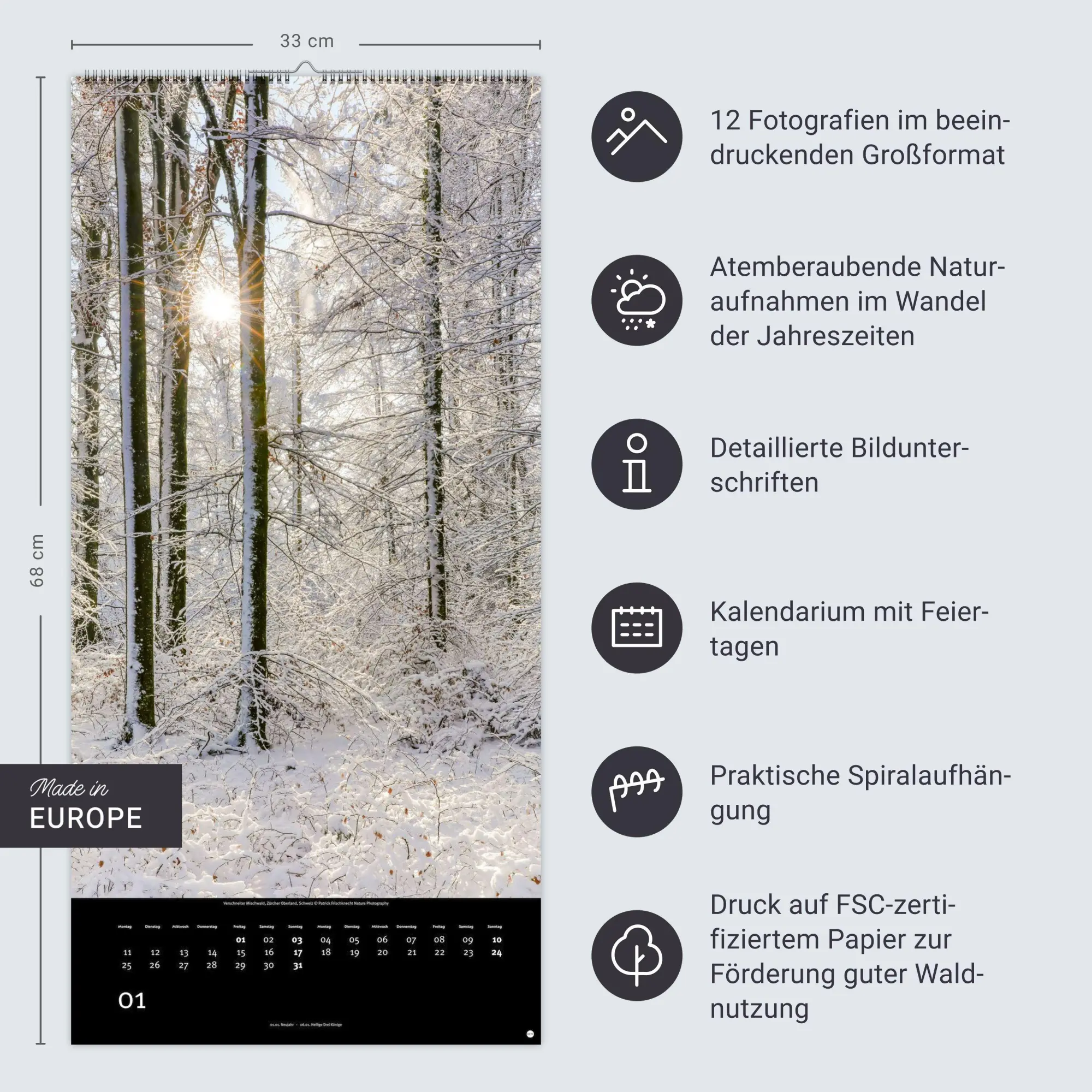 Bild: 9783756418947 | Colourful Nature 2027 | Kalender | 14 S. | Deutsch | 2027 | Heye