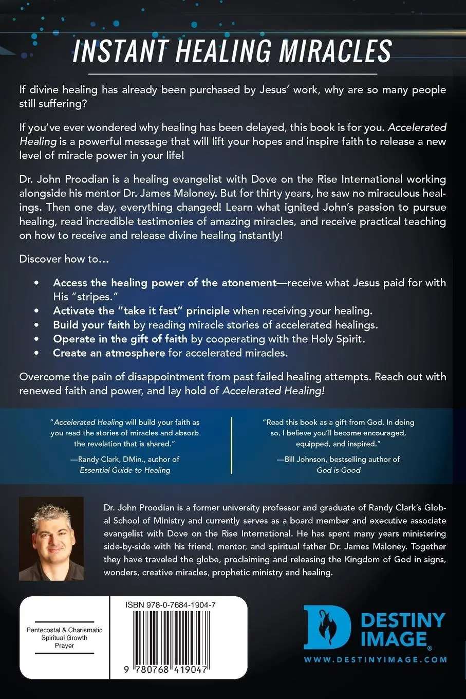 Rückseite: 9780768419047 | Accelerated Healing | Accessing Jesus' Finished Work of Divine Healed